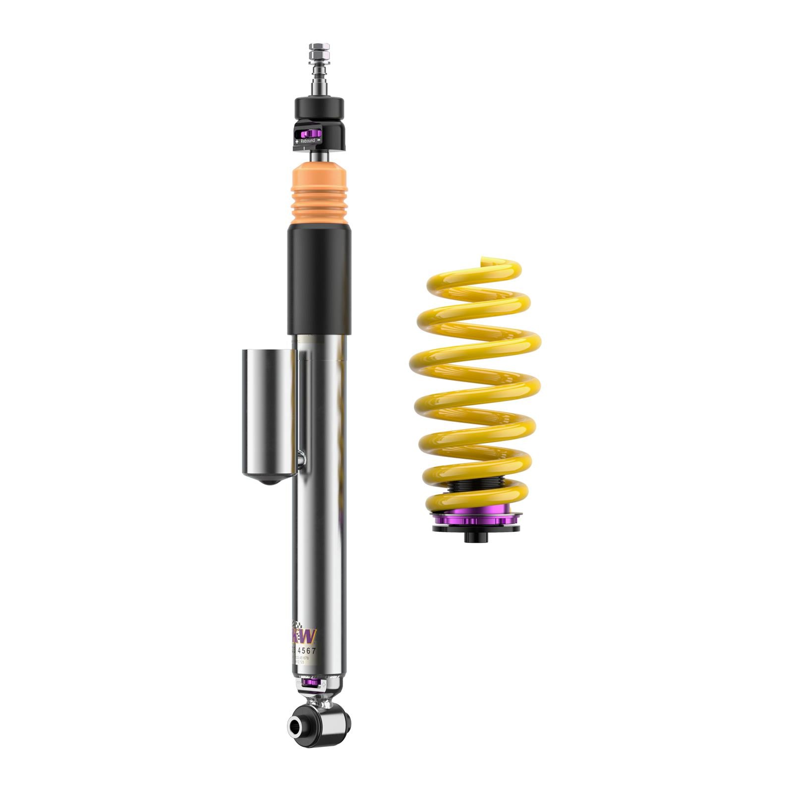 KW Coilover suspension V3 inox (incl. deactivation for electronic dampers) AUDI A5 (F53, F5P) 06/2016- (352100CJ)