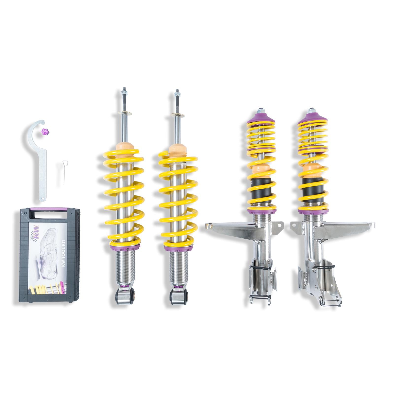 KW Coilover suspension V3 inox AUDI 80 Avant (8C5, B4) 09/1991-01/1996 (35210918)