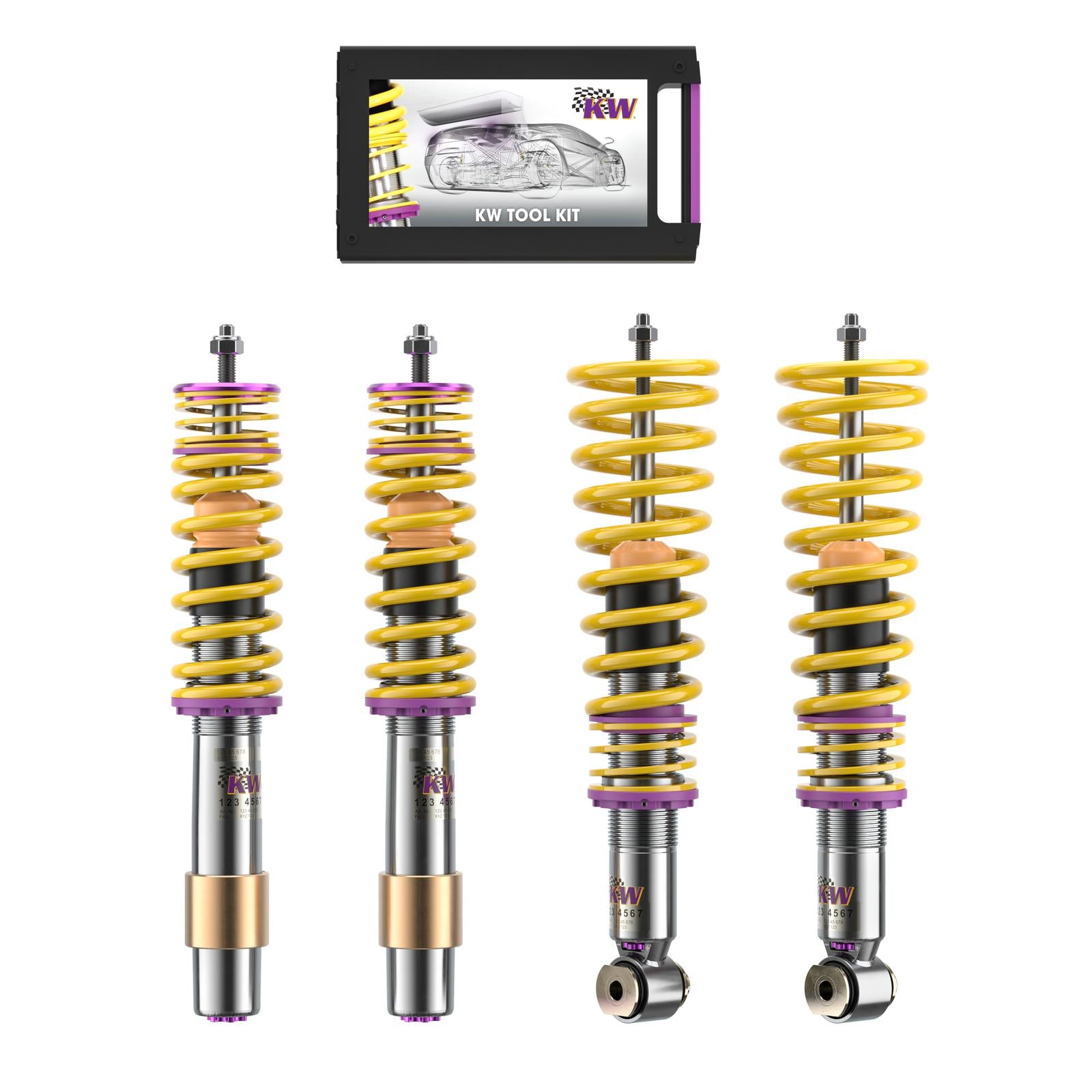 KW Coilover suspension V3 inox BMW 6 (E63) 09/2003-12/2010 (35220006)