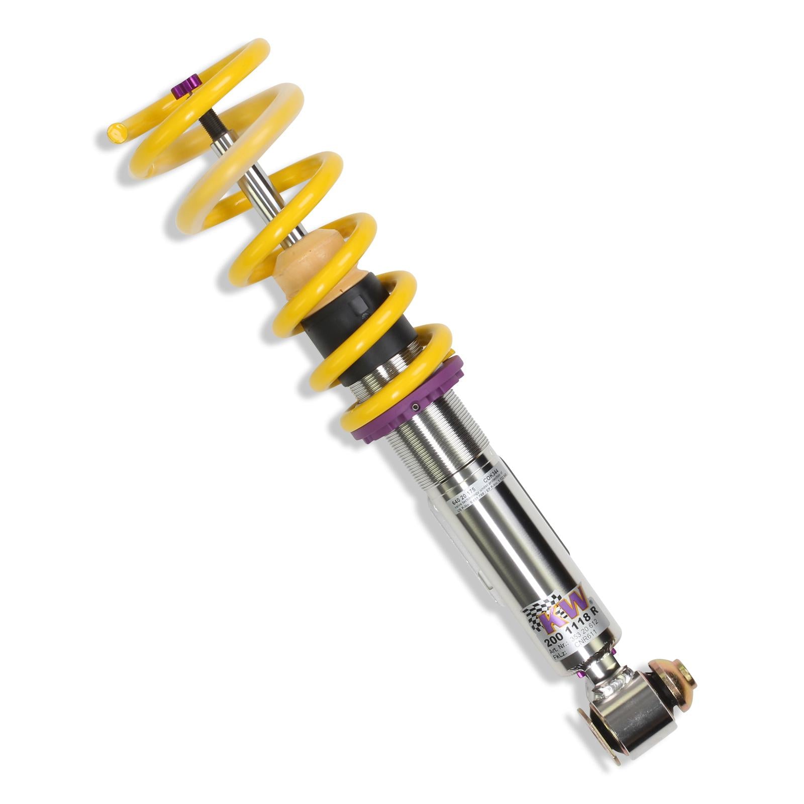 KW Coilover suspension V3 inox BMW 6 Convertible (F12) 12/2010-06/2018 (3522000C)