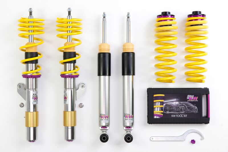 KW Coilover suspension V3 inox BMW 4 Coupe (F32, F82) 07/2013- (3522000D)