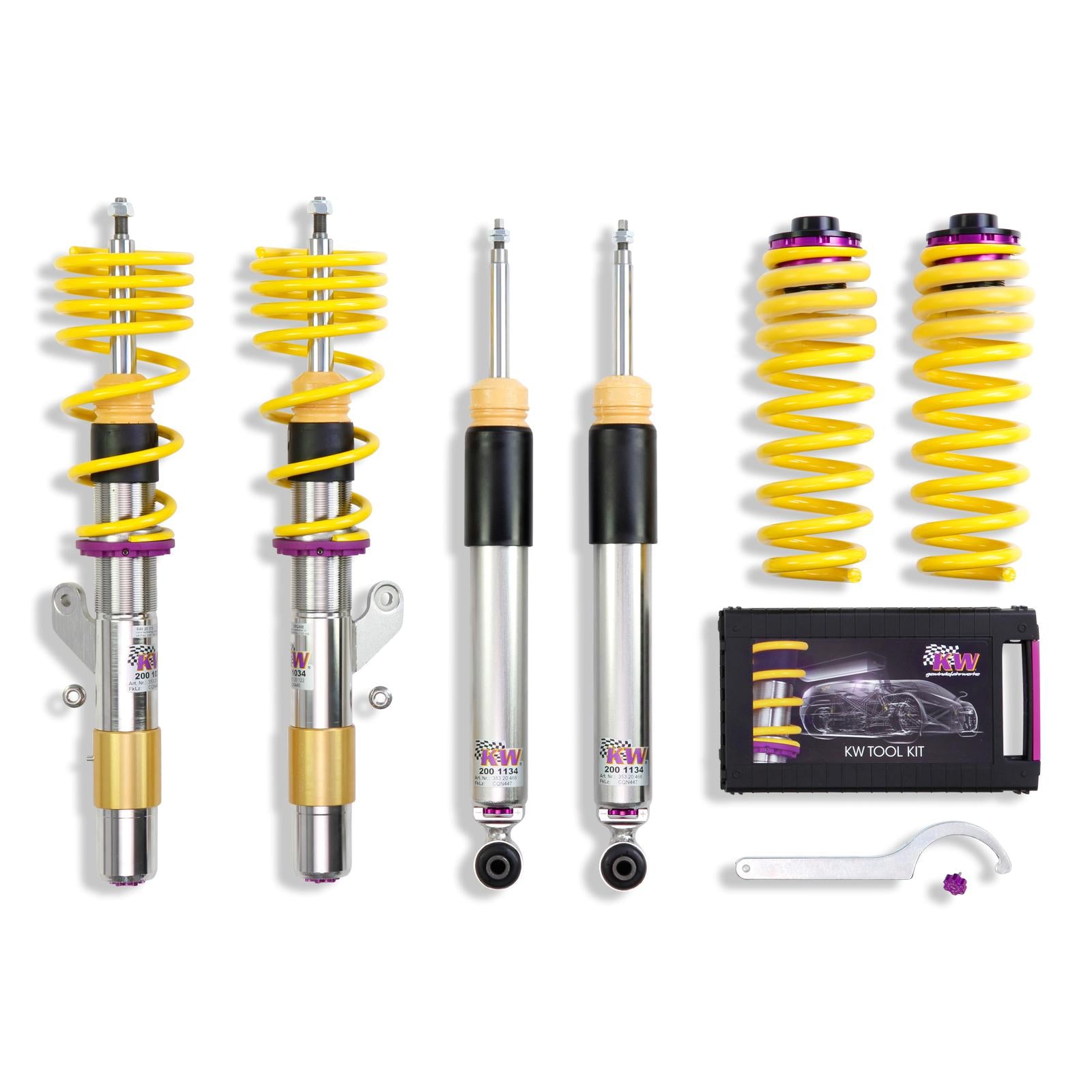 KW Coilover suspension V3 inox BMW 4 Coupe (F32, F82) 07/2013- (3522000D)