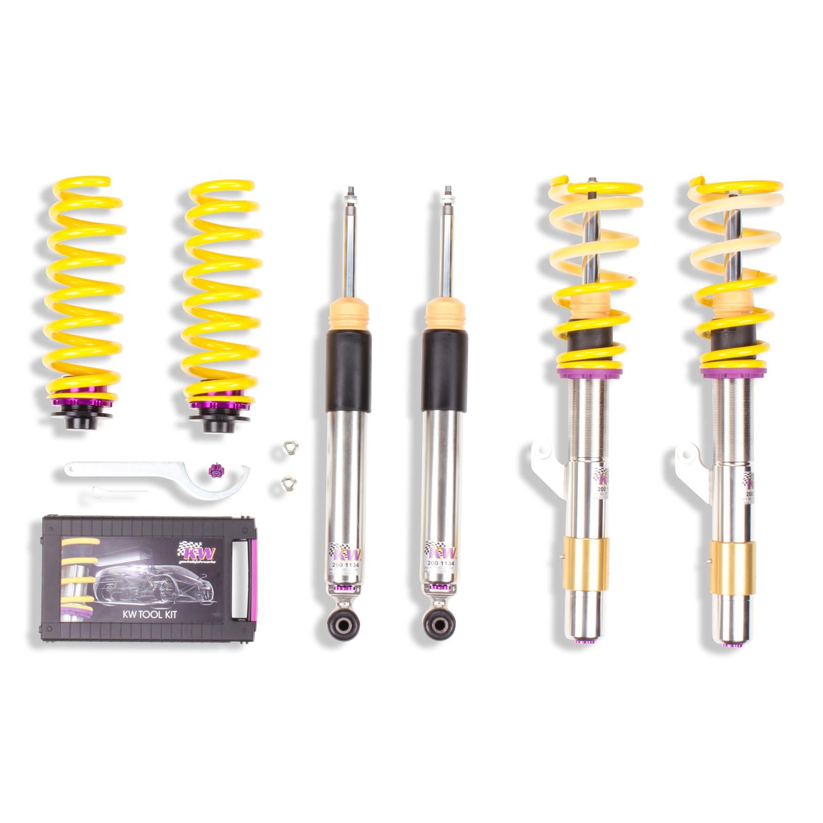 KW Coilover suspension V3 inox BMW 3 (F30, F80) 03/2011-10/2018 (3522000F)