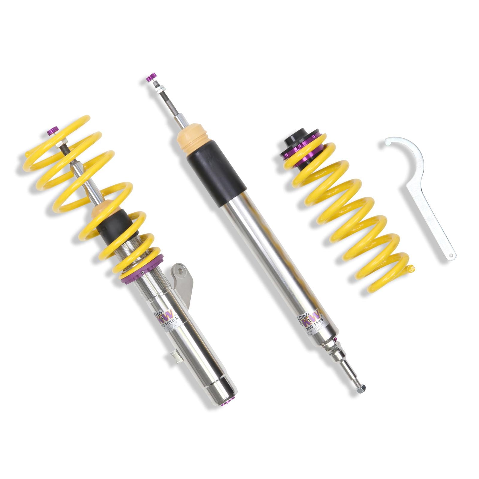 KW Coilover suspension V3 inox BMW 3 Coupe (E92) 01/2005-12/2013 (35220032)