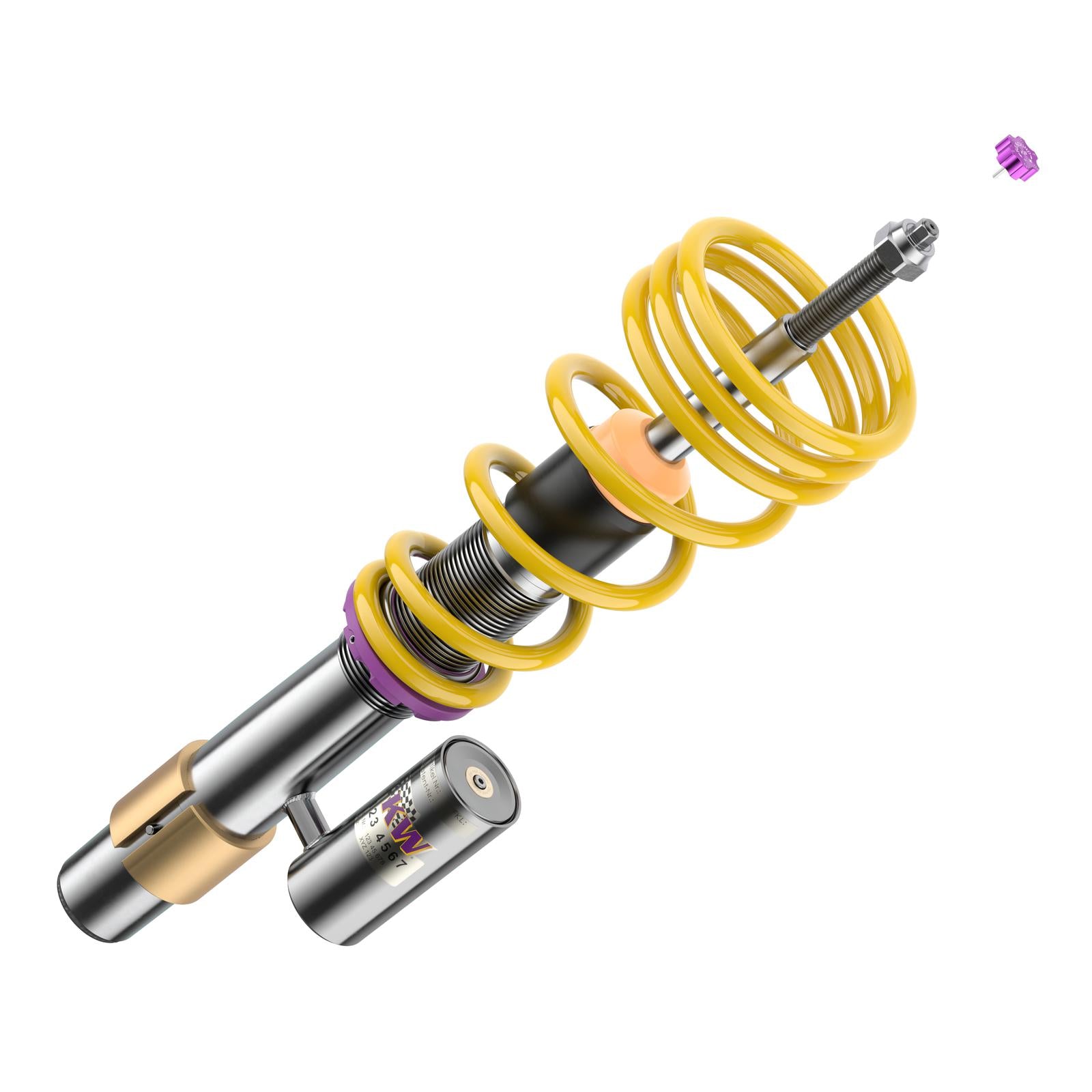 KW Coilover suspension V3 inox (incl. deactivation for electronic dampers) BMW 5 (E60) 12/2001-03/2010