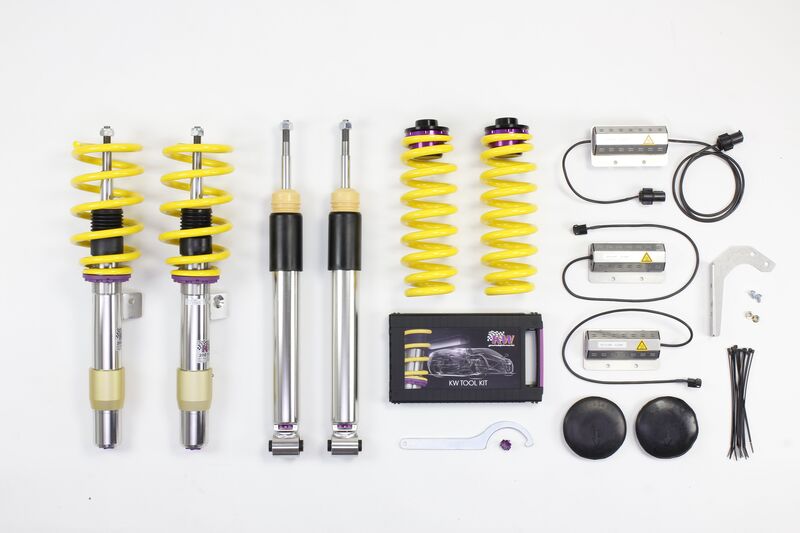 KW Coilover suspension V3 inox (incl. deactivation for electronic dampers) BMW 3 Coupe (E92) 01/2005-12/2013
