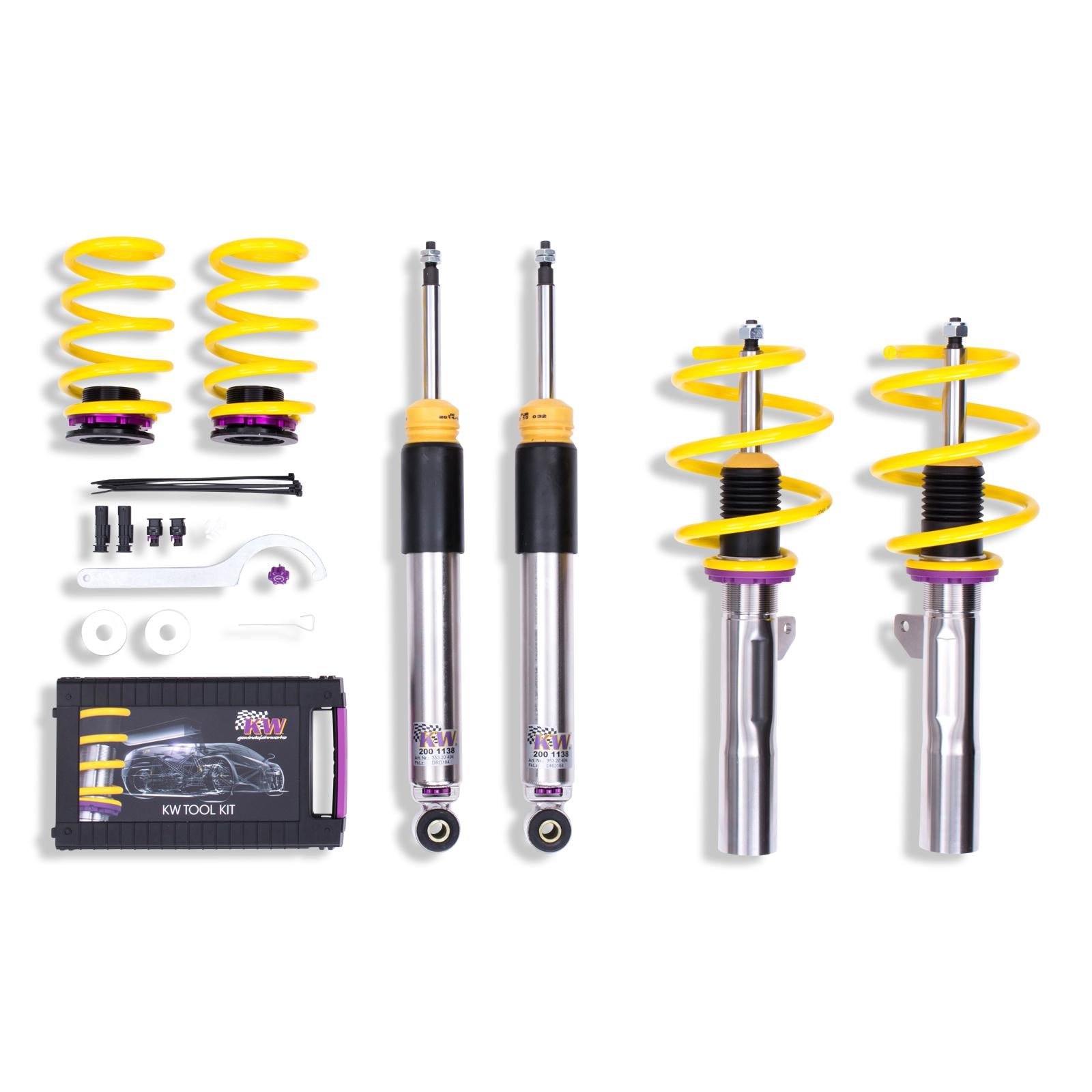 KW Coilover suspension V3 inox (incl. deactivation for electronic dampers) MINI (F56) 12/2013-