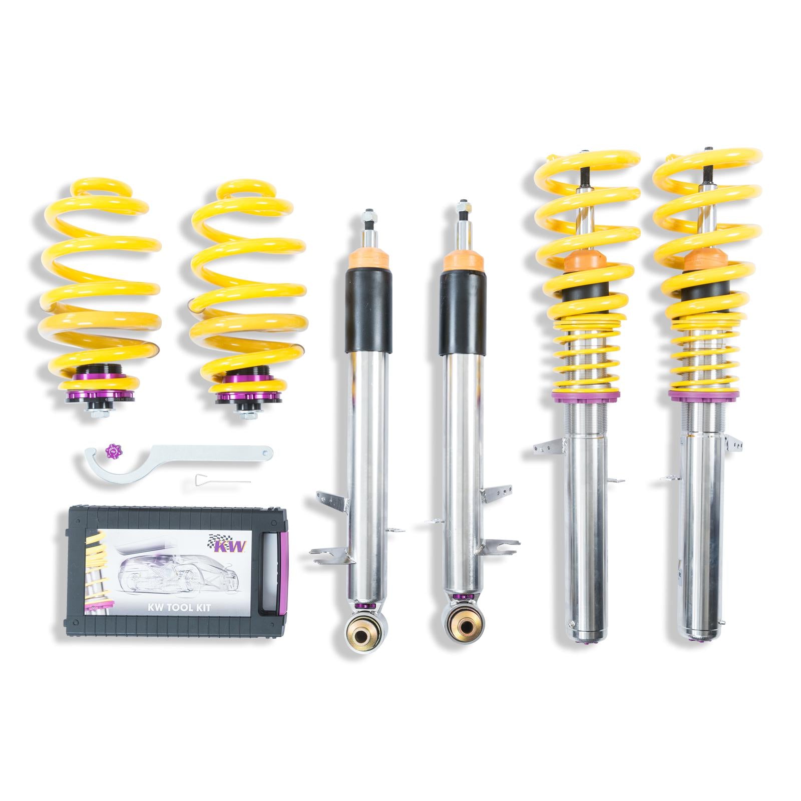 KW Coilover suspension V3 inox BMW X5 (F15, F85) 08/2013-07/2018 (352200BJ)