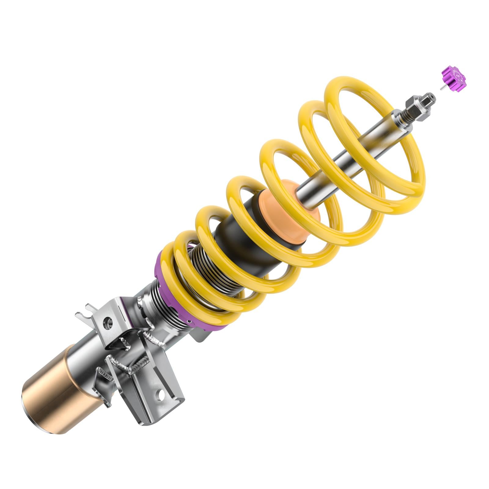 KW Coilover suspension V3 inox w/ Deactivation for Electronic Dampers for BMW 4 Convertible (G23, G83) 11/2020-