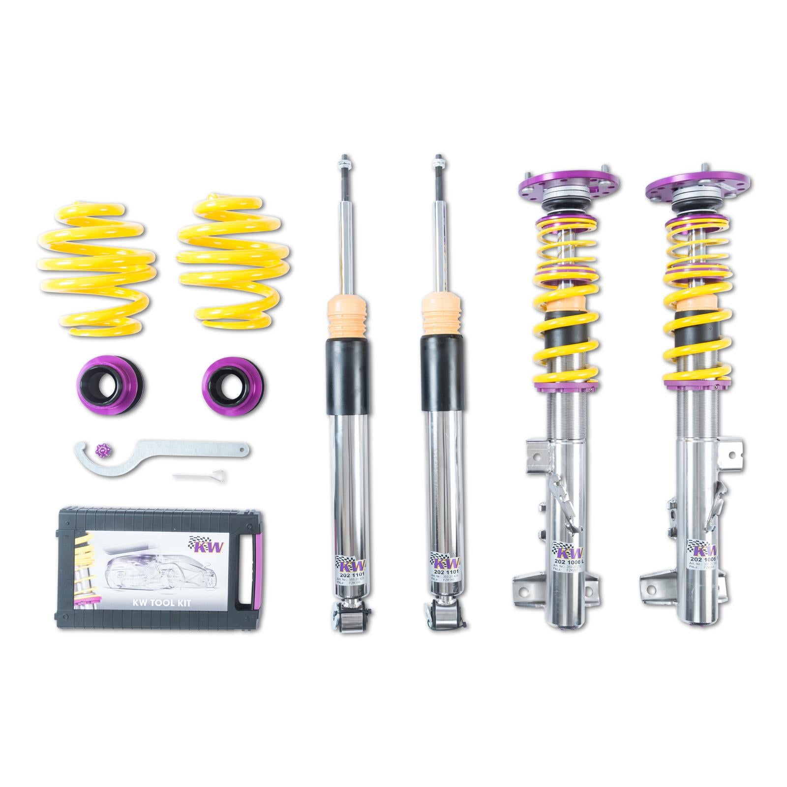 KW Coilover suspension V3 Clubsport incl. top mounts BMW 3 Coupe (E36) 10/1991-05/1999 (35220811)