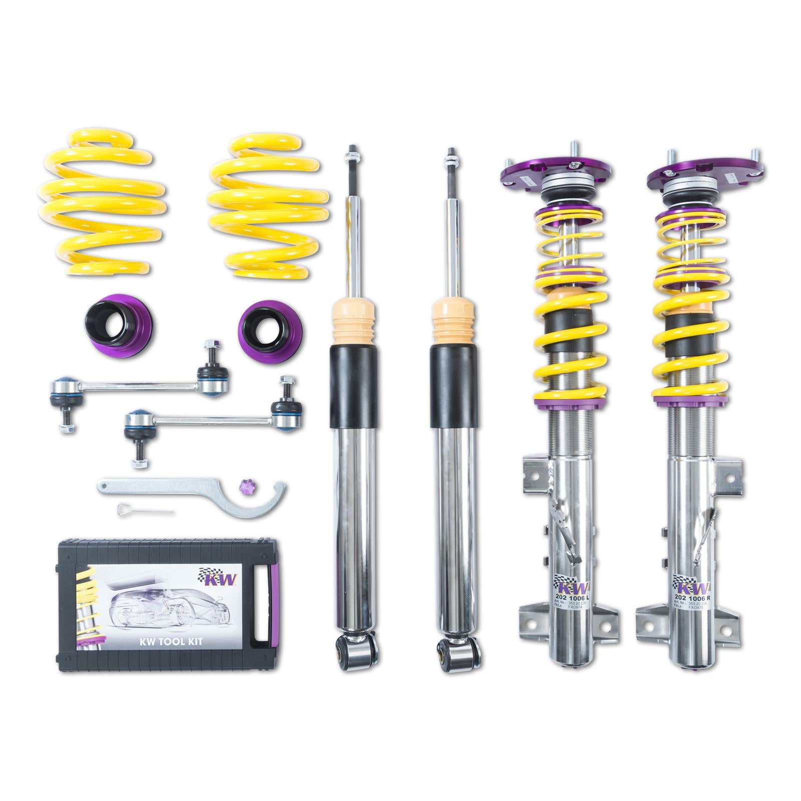 KW Coilover suspension V3 Clubsport incl. top mounts BMW 3 (E36) 09/1990-11/1998