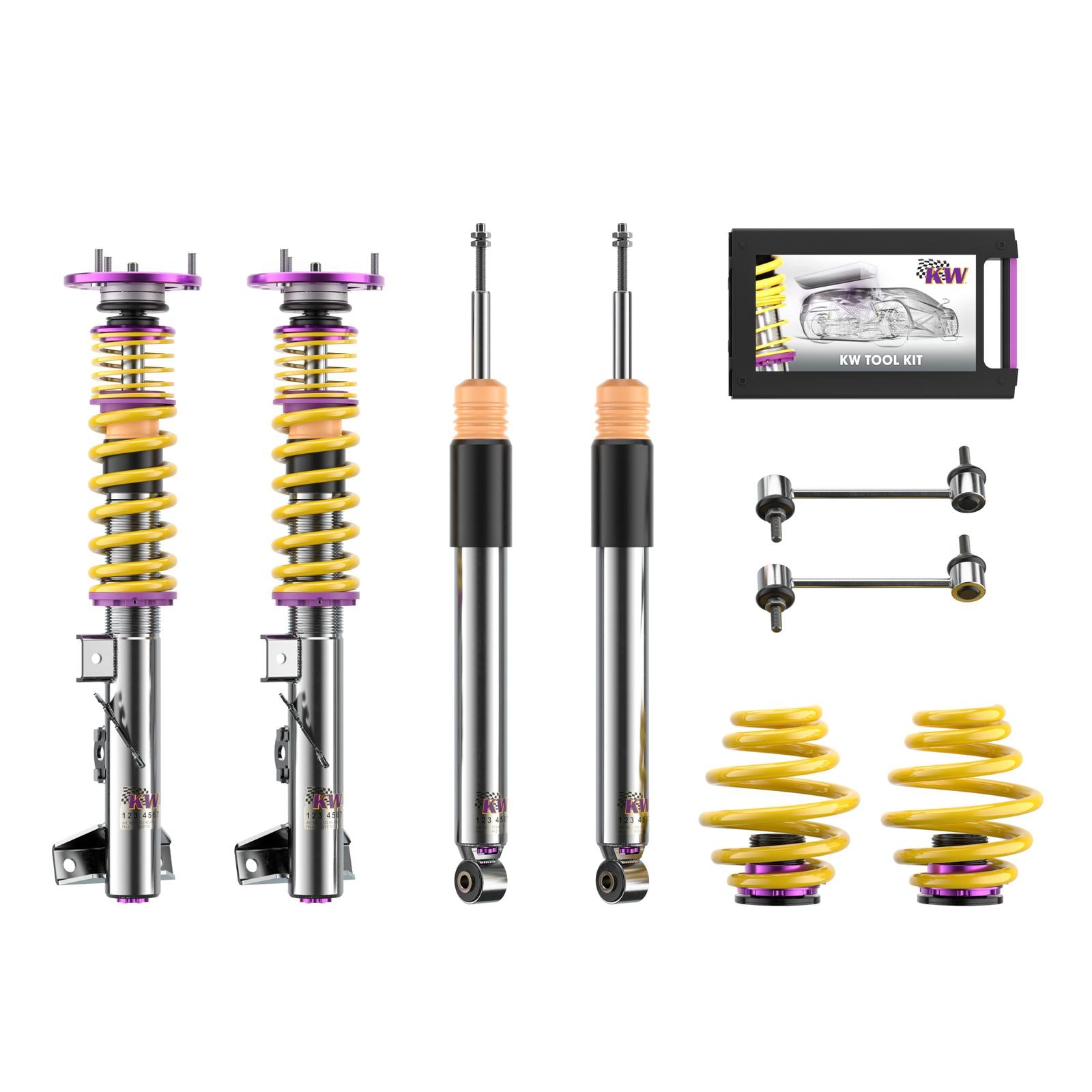 KW Coilover suspension V3 Clubsport incl. top mounts BMW 3 Coupe (E36) 10/1991-05/1999 (35220831)