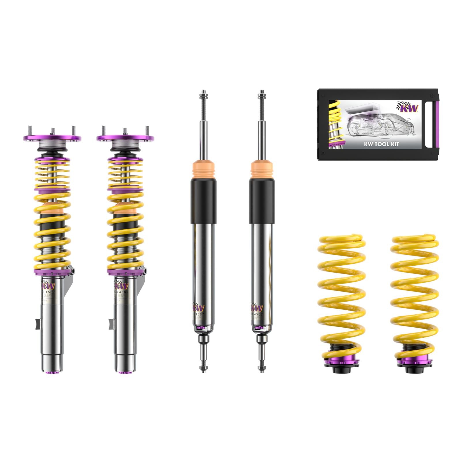 KW Coilover suspension V3 Clubsport incl. top mounts BMW 3 Coupe (E92) 01/2005-12/2013 (35220832)