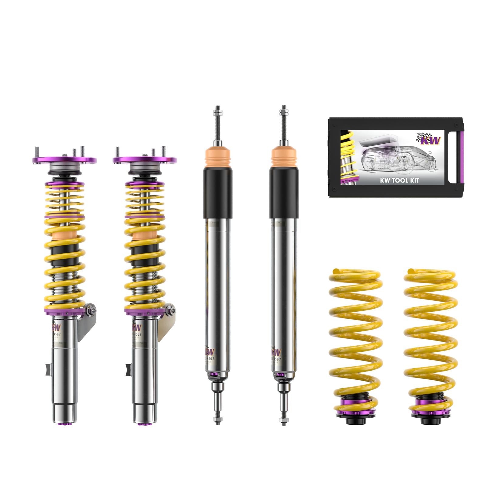 KW Coilover suspension V3 Clubsport incl. top mounts BMW 1 Coupe (E82) 10/2006-10/2013