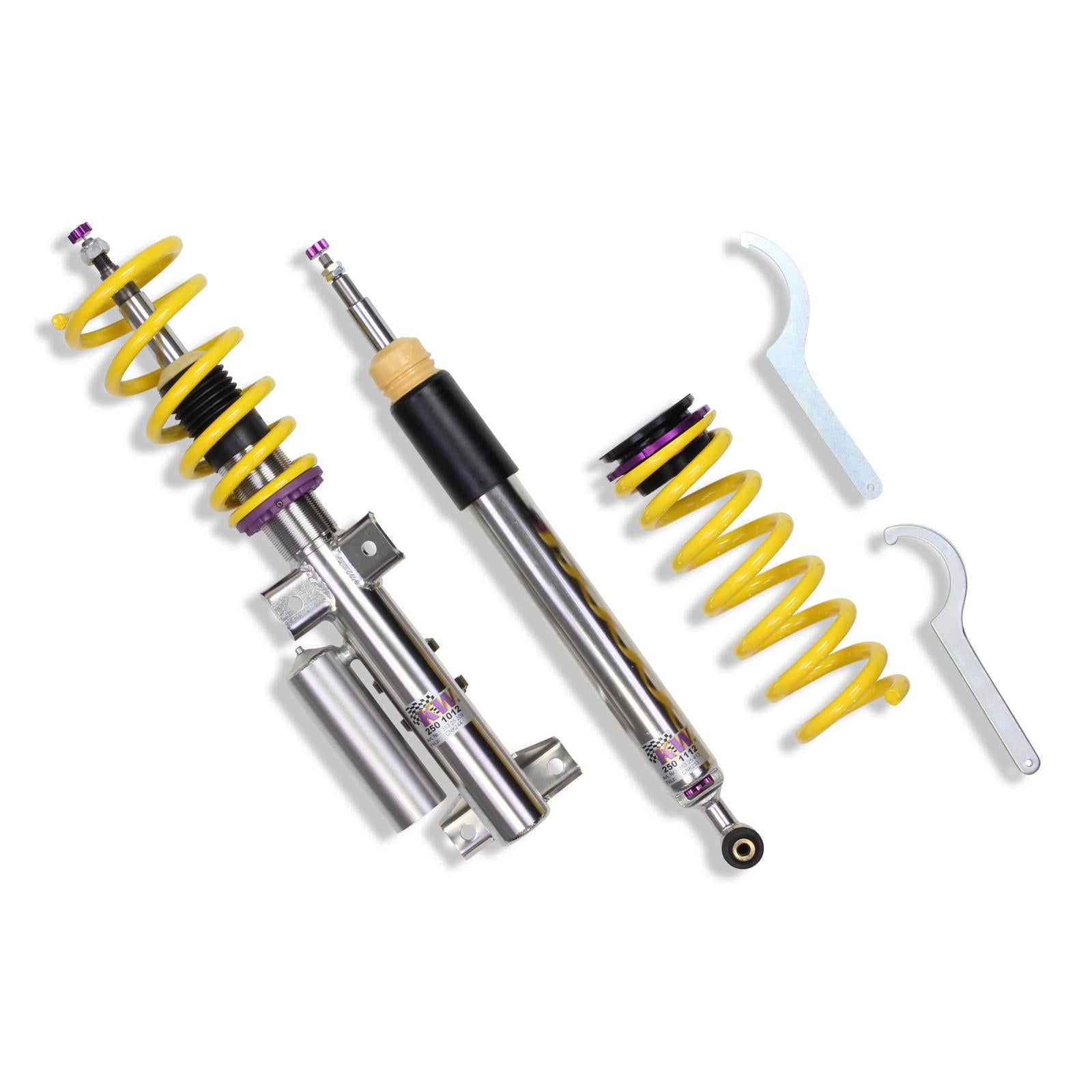 KW Coilover suspension V3 inox MERCEDES-BENZ C-CLASS (W204) 01/2007-01/2015