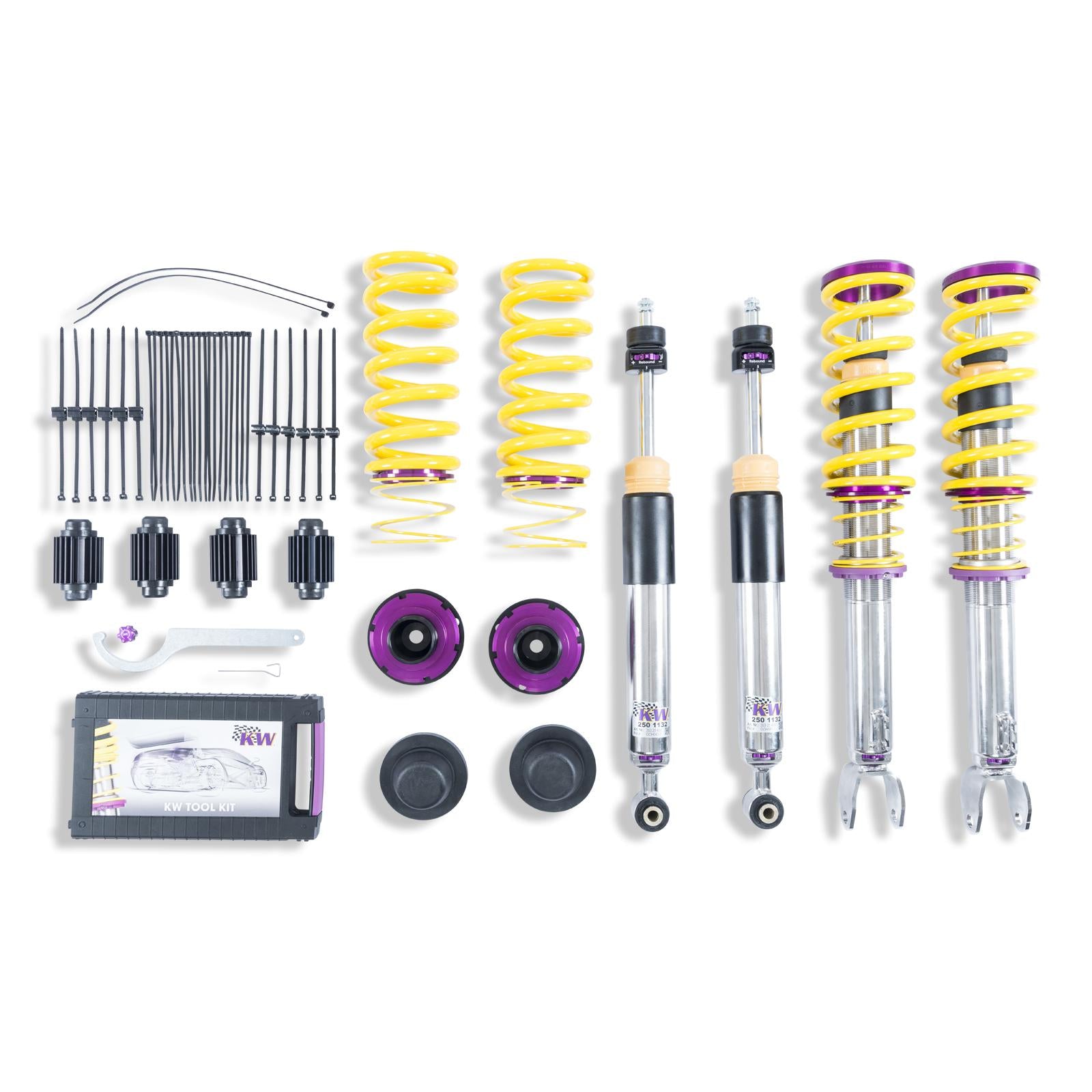 KW Coilover suspension V3 inox MERCEDES-BENZ C-CLASS Coupe (C205) 10/2015-