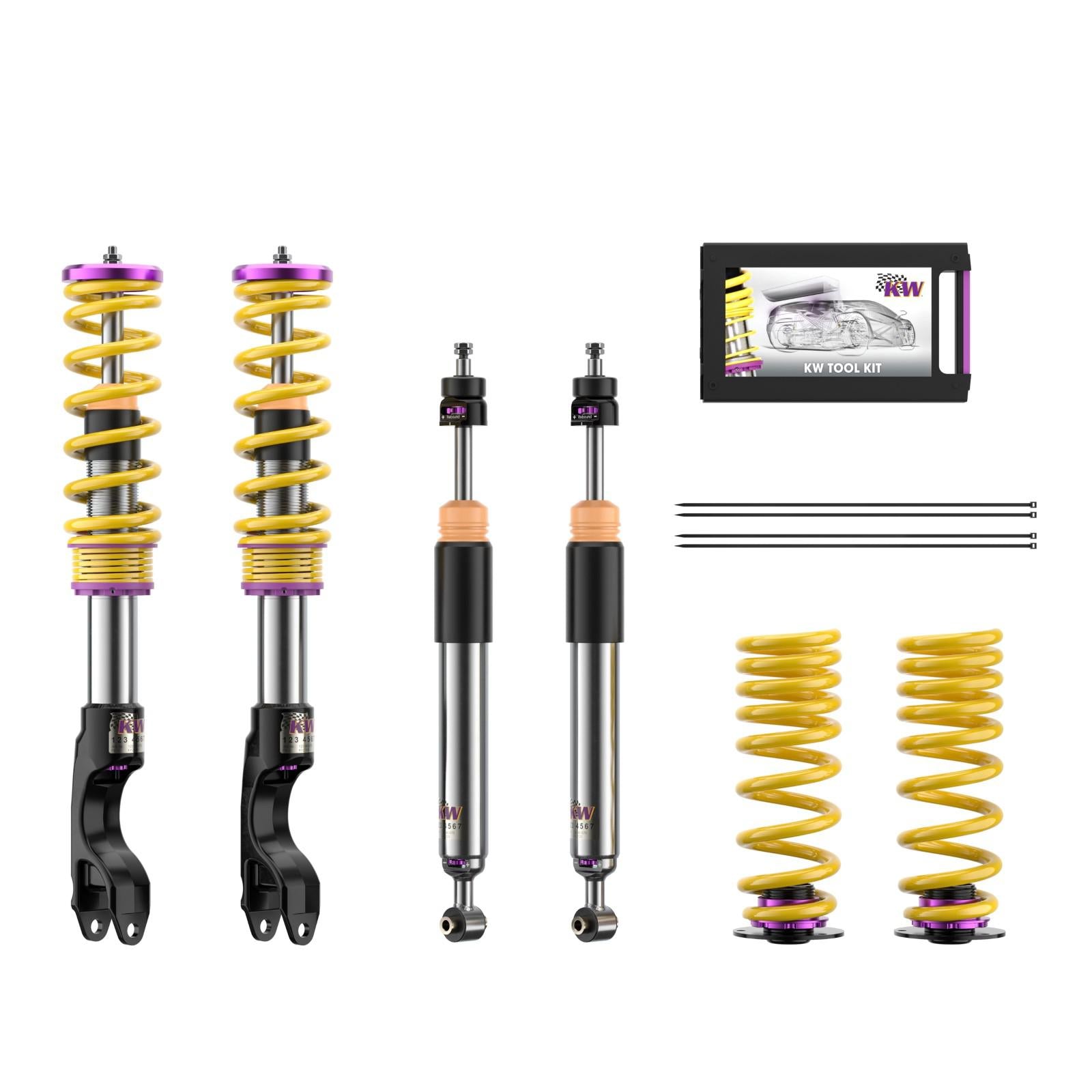 KW Coilover suspension V3 inox MERCEDES-BENZ C-CLASS T-Model (S205) 09/2014- (35225093)
