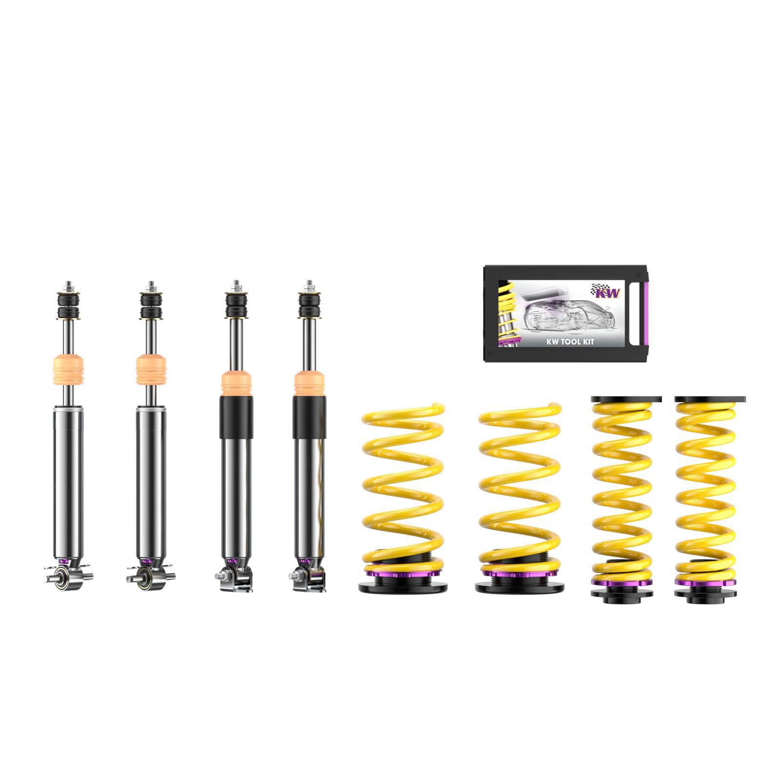 KW Coilover suspension V3 inox for Mercedes-Benz S-Class (W126) 126, 126032, 126024, 126025 10/1979-06/1991