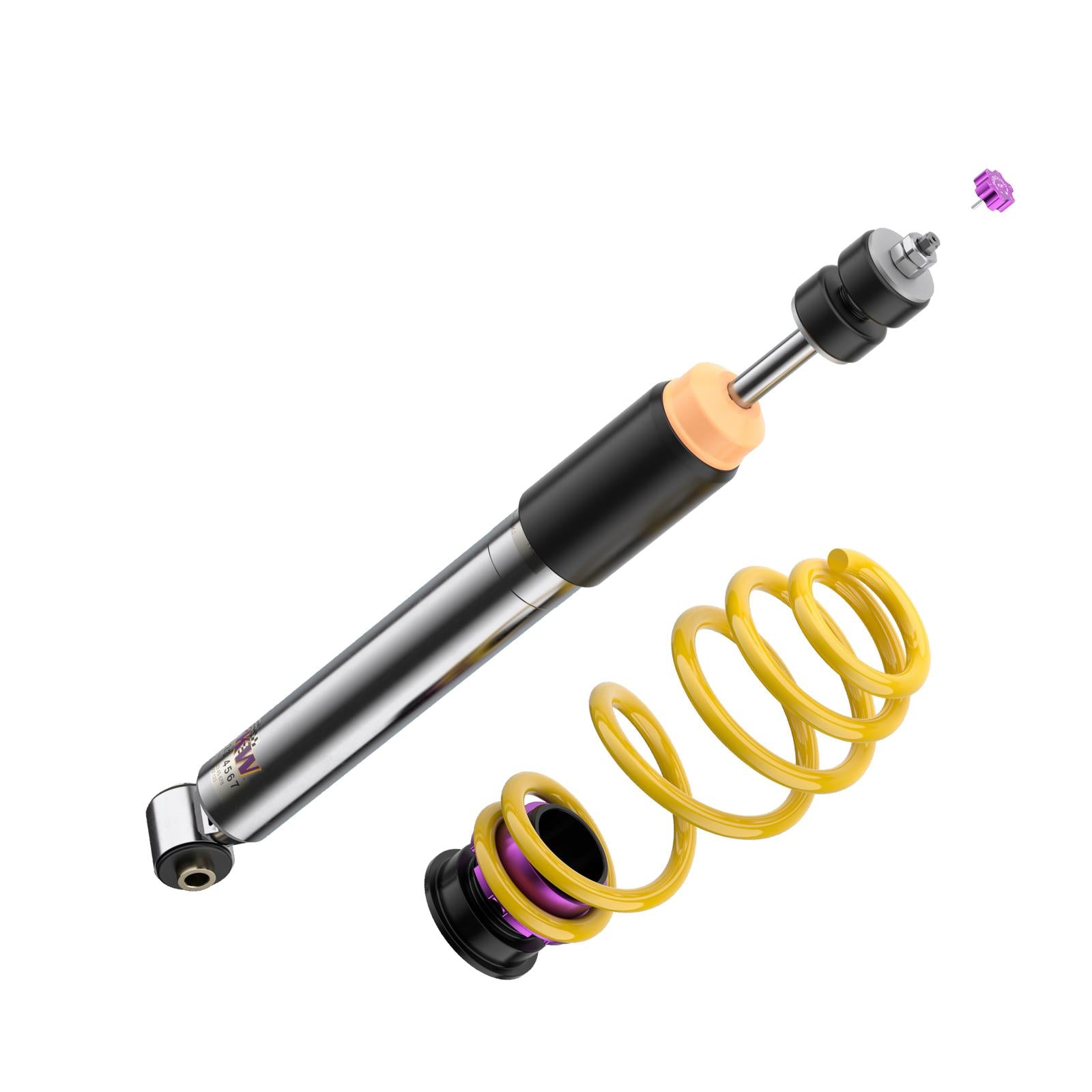KW Coilover suspension V3 inox FORD USA MUSTANG Coupe 12/2004-