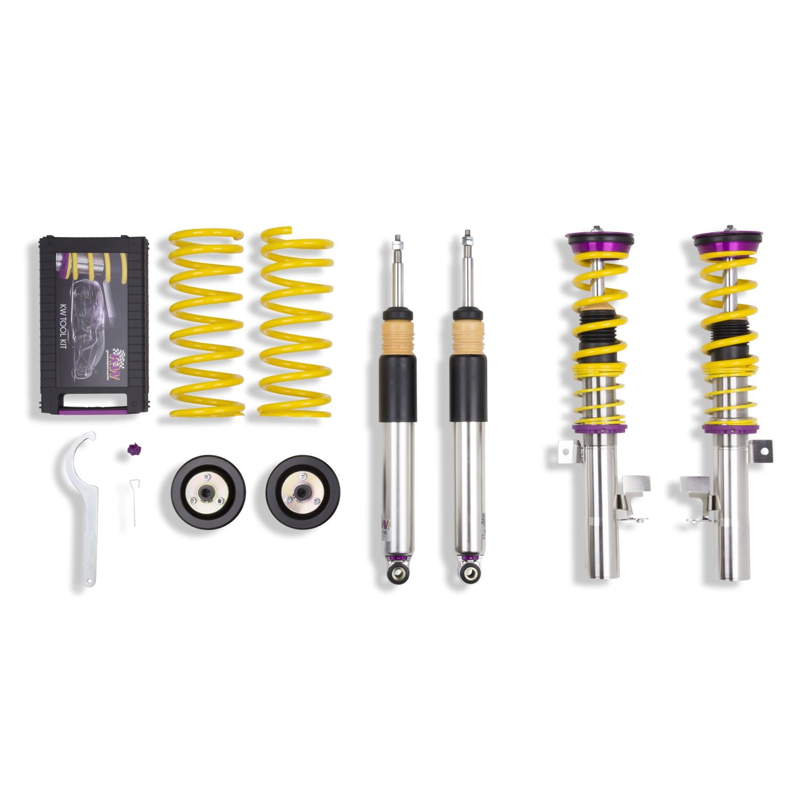 KW Coilover suspension V3 inox FORD FOCUS III 07/2010- (35230059)