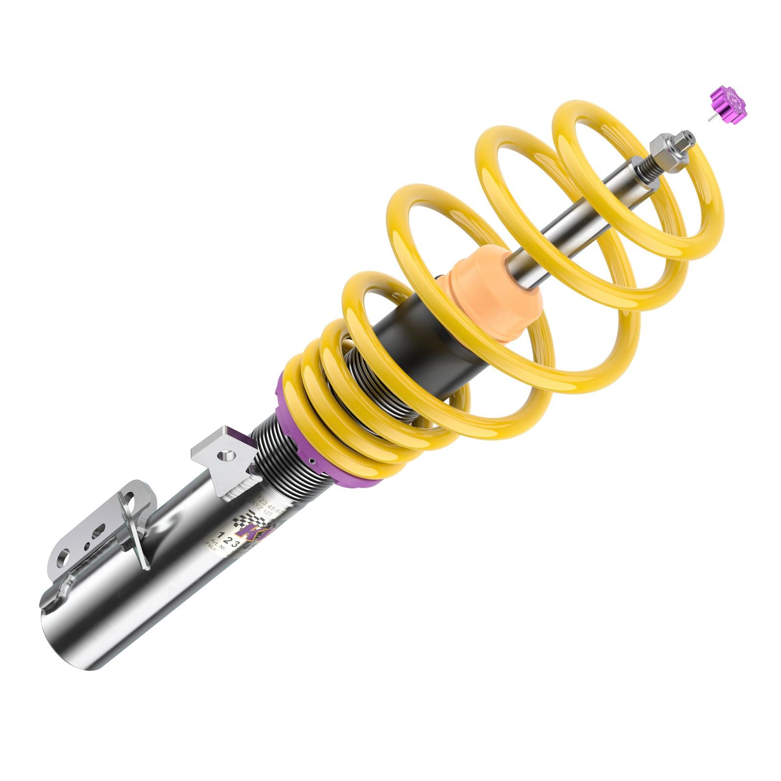KW Coilover suspension V3 inox FORD FIESTA VI (CB1, CCN) 06/2008-