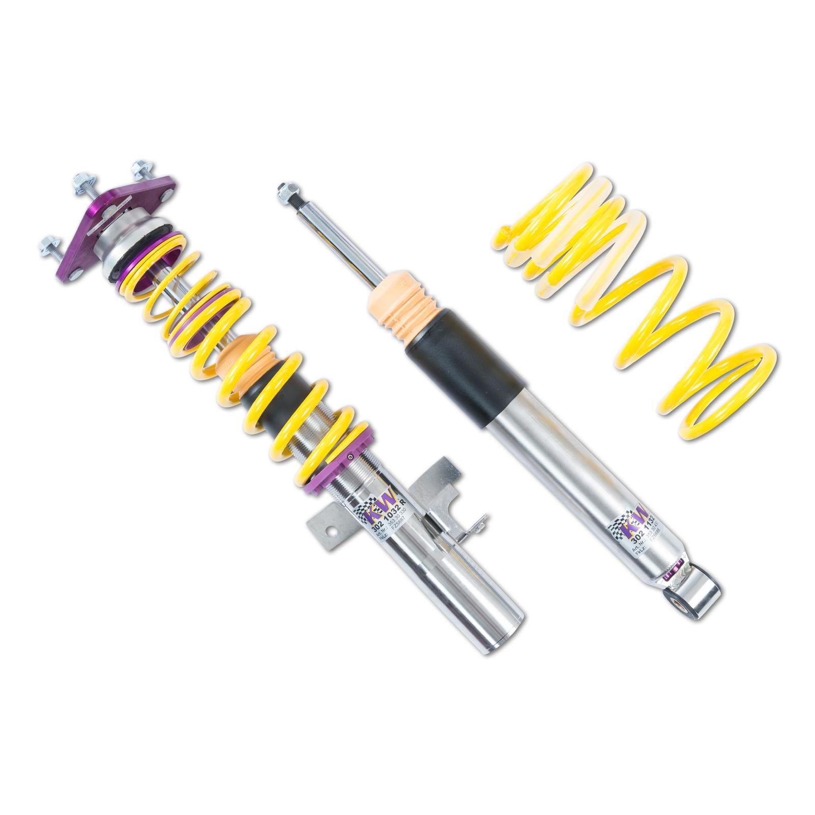 KW Coilover suspension V3 Clubsport incl. top mounts FORD FOCUS III 07/2010-