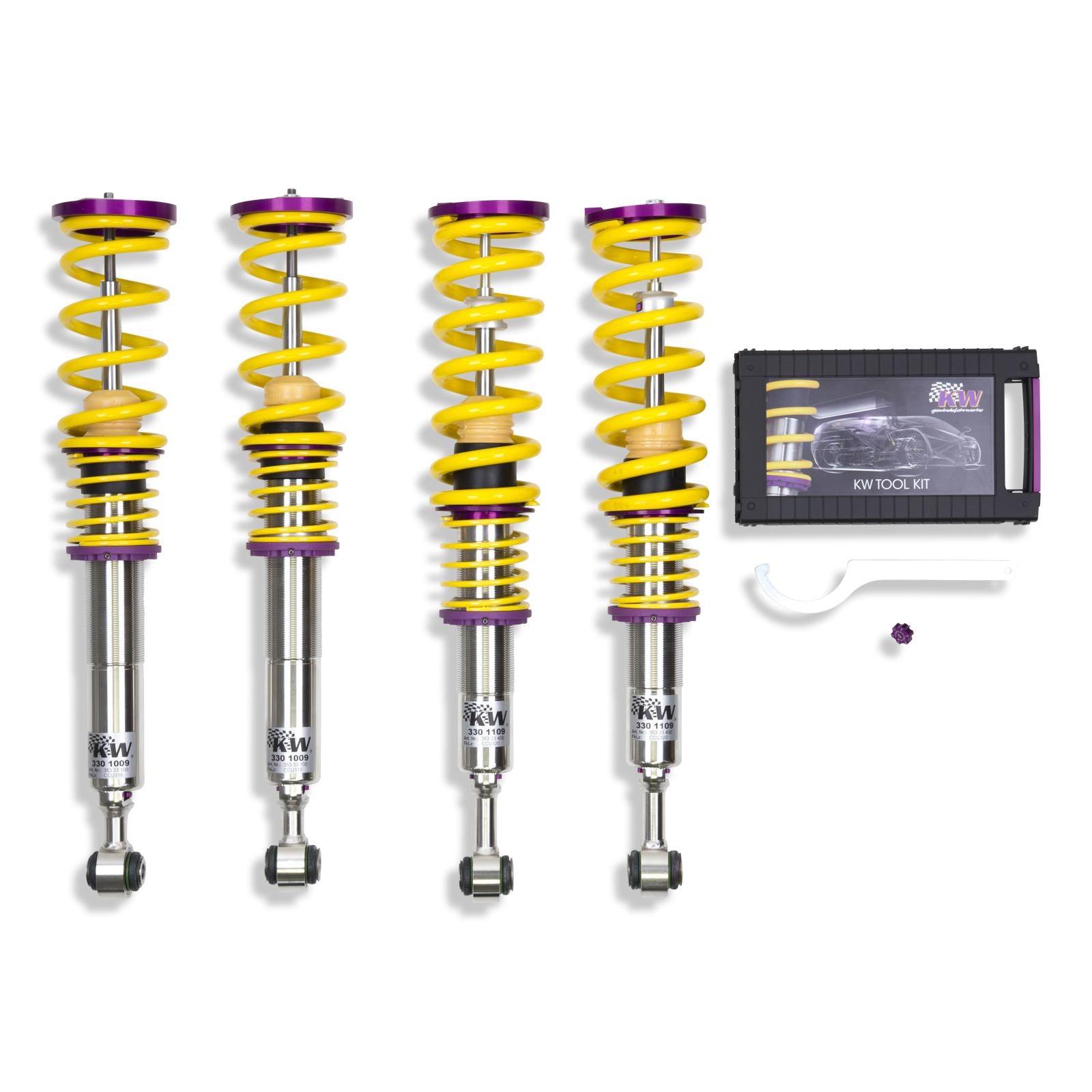 KW Coilover suspension V3 inox ASTON MARTIN VANTAGE Vantage 10/2005- (35233009)