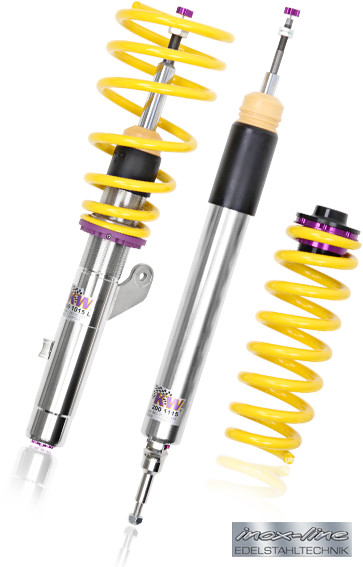 KW Coilover suspension V3 inox (incl. deactivation for electronic dampers) MASERATI QUATTROPORTE V 03/2004- (35243008)