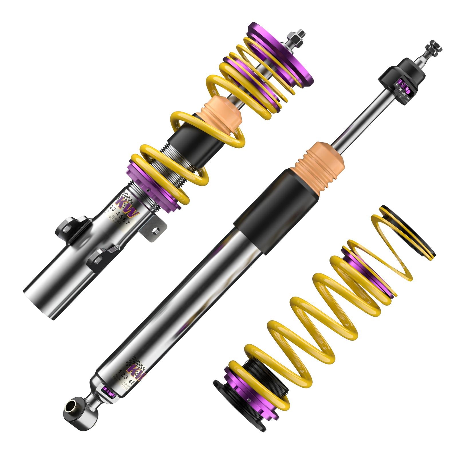 KW Coilover suspension V3 inox (incl. deactivation for electronic dampers) HONDA CIVIC X Hatchback (FC_, FK_) 09/2016-