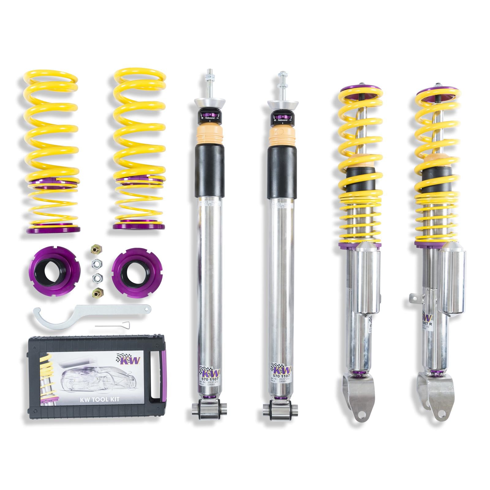 KW Coilover suspension V3 inox LEXUS RC (_C1_) 08/2014- (35257007)