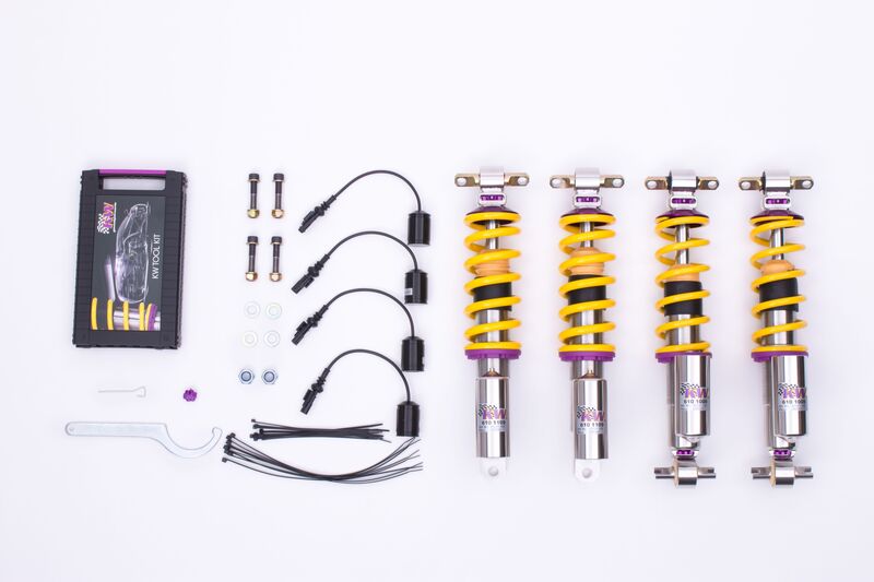 KW Coilover suspension V3 inox (incl. deactivation for electronic dampers) CHEVROLET CORVETTE (C7) 09/2013-