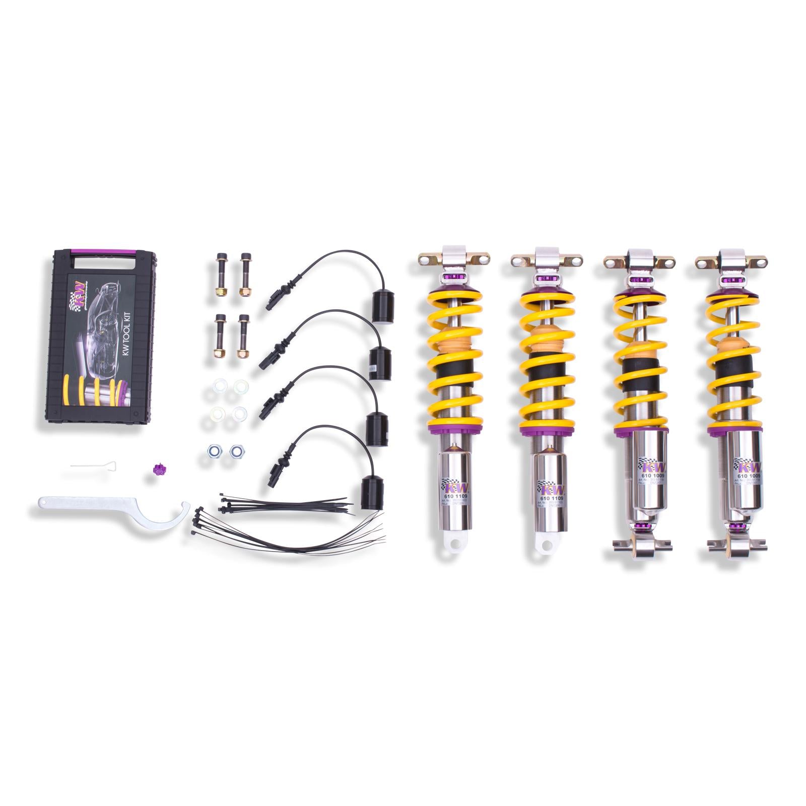 KW Coilover suspension V3 inox (incl. deactivation for electronic dampers) CHEVROLET CORVETTE (C7) 09/2013-