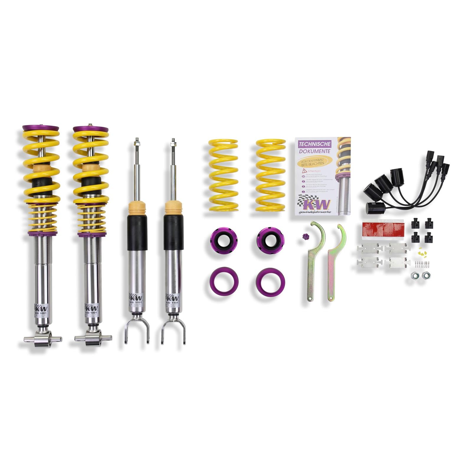 KW Coilover suspension V3 inox (incl. deactivation for electronic dampers) CADILLAC CTS 07/2007-