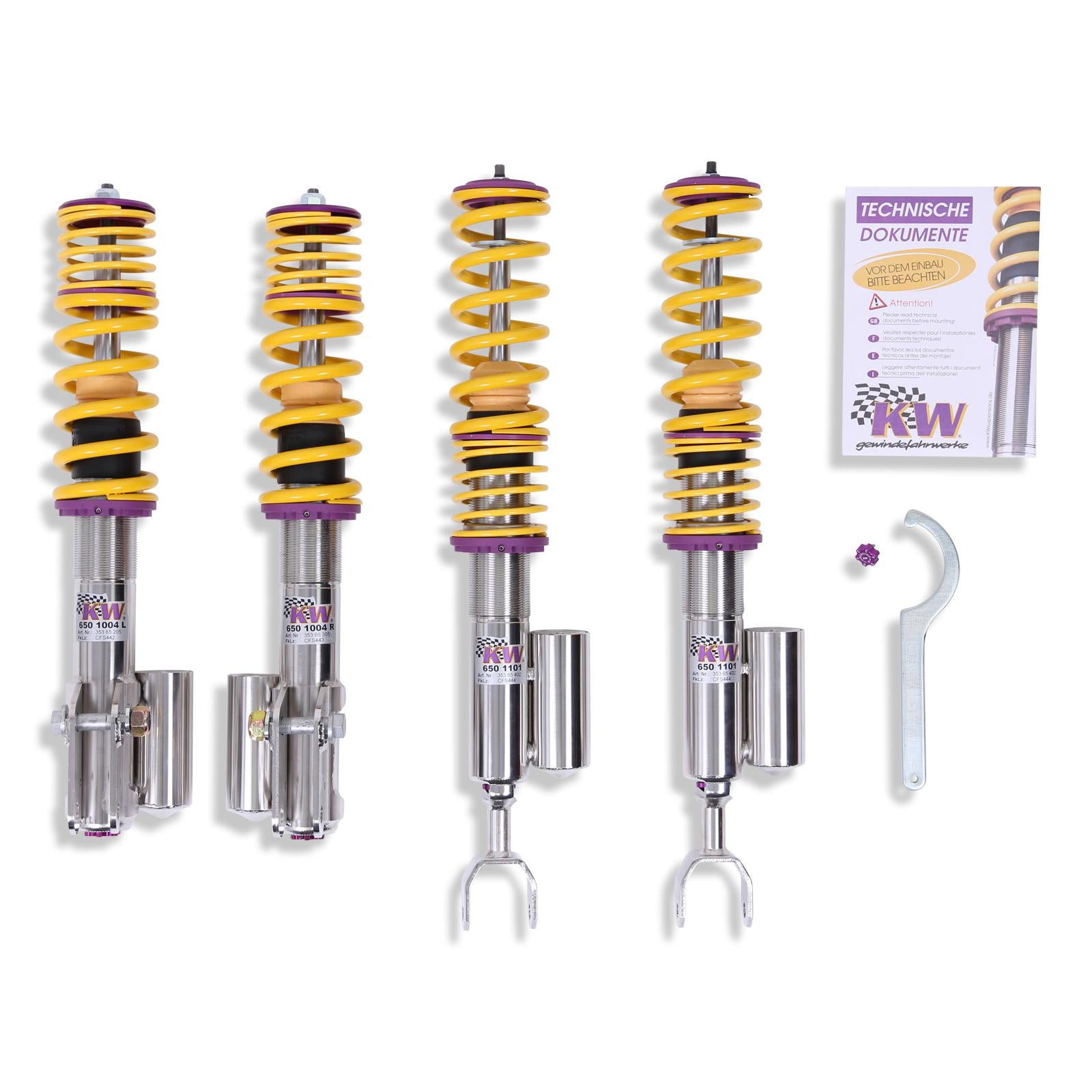 KW Coilover suspension V3 inox MITSUBISHI LANCER VII (CS_A, CT_A) 03/2000-12/2013