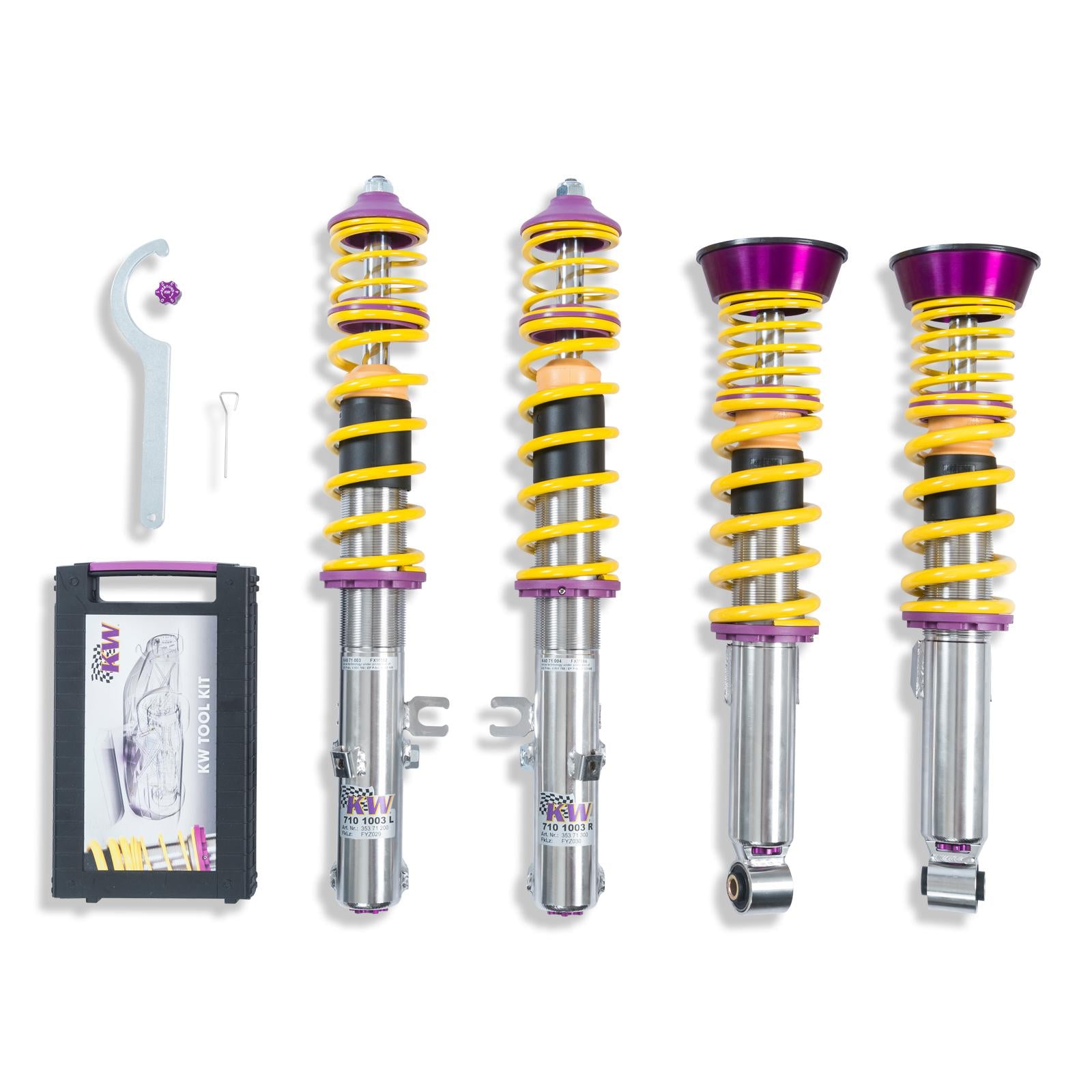 KW Coilover suspension V3 inox PORSCHE 911 Targa (993) 01/1994-09/1997