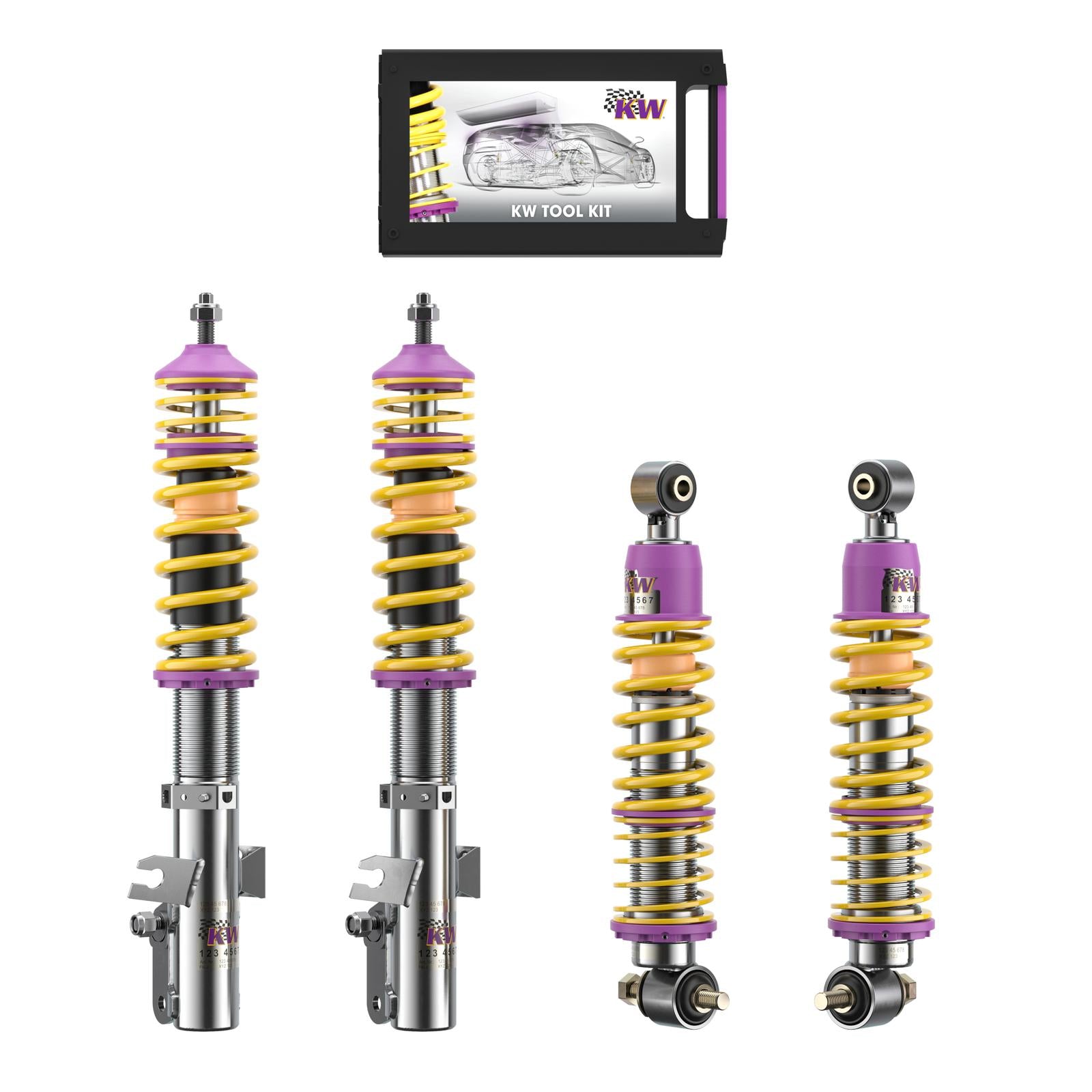 KW Coilover suspension V3 inox PORSCHE 968 06/1991-11/1995