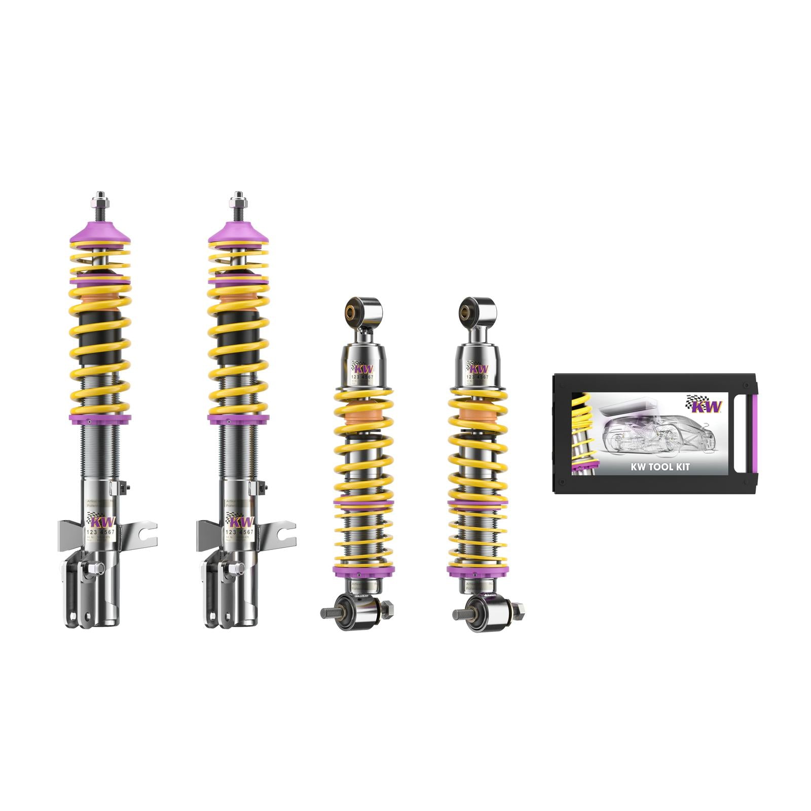 KW Coilover suspension V3 inox PORSCHE 944 06/1981-07/1991