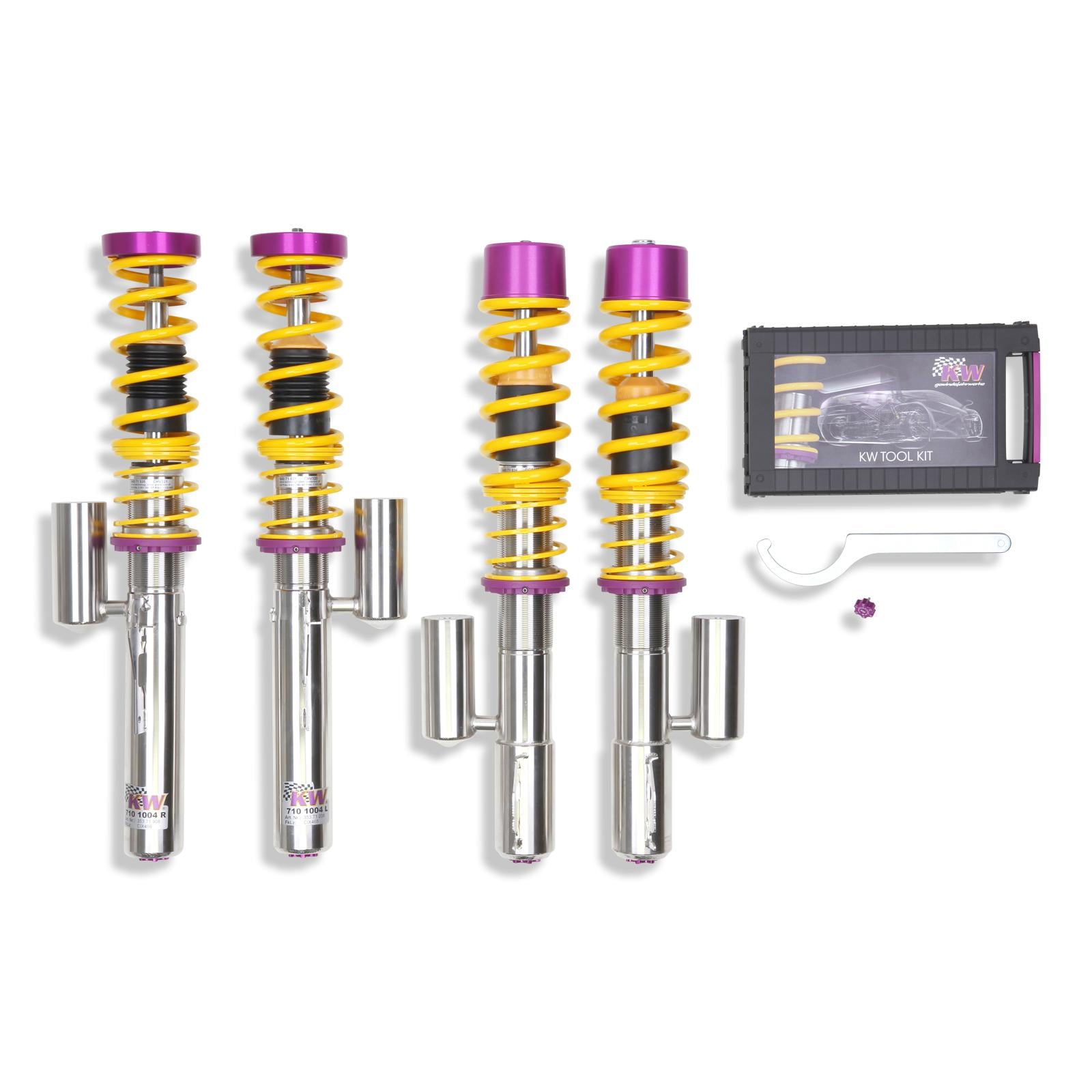 KW Coilover suspension V3 inox PORSCHE CAYMAN (987) 11/2005-12/2013