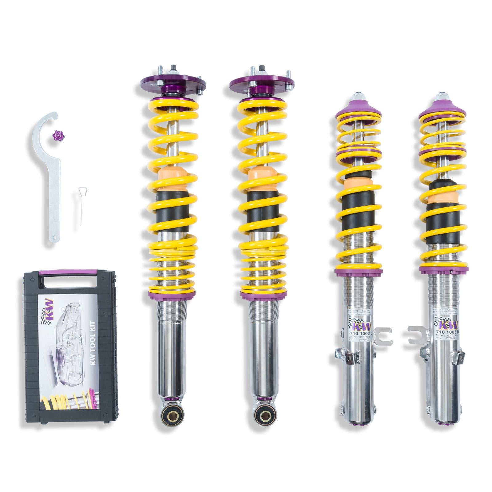 KW Coilover suspension V3 inox PORSCHE 911 Convertible (964) 05/1989-06/1994 (35271021)