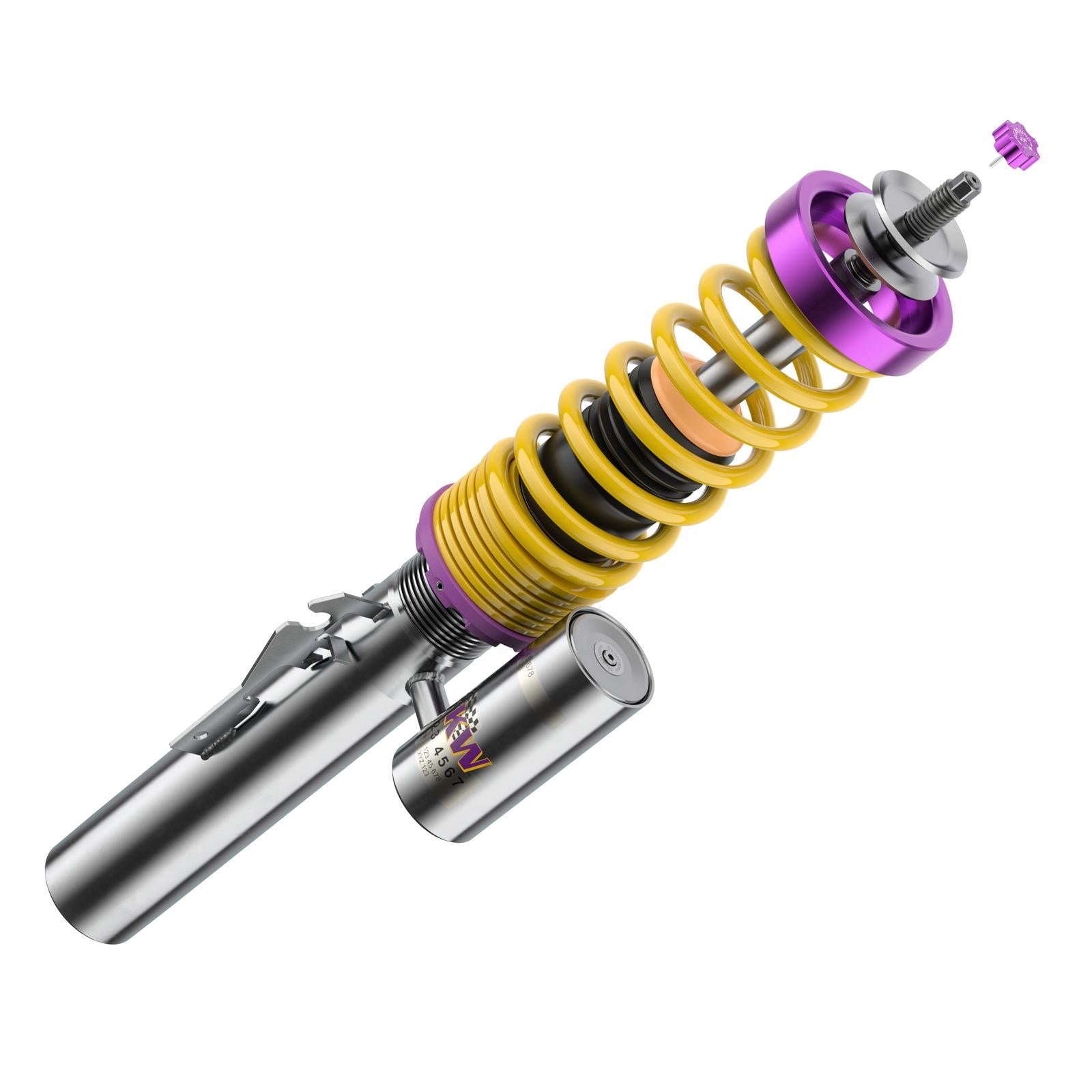 KW Coilover suspension V3 inox (incl. deactivation for electronic dampers) PORSCHE CAYMAN (987) 11/2005-12/2013