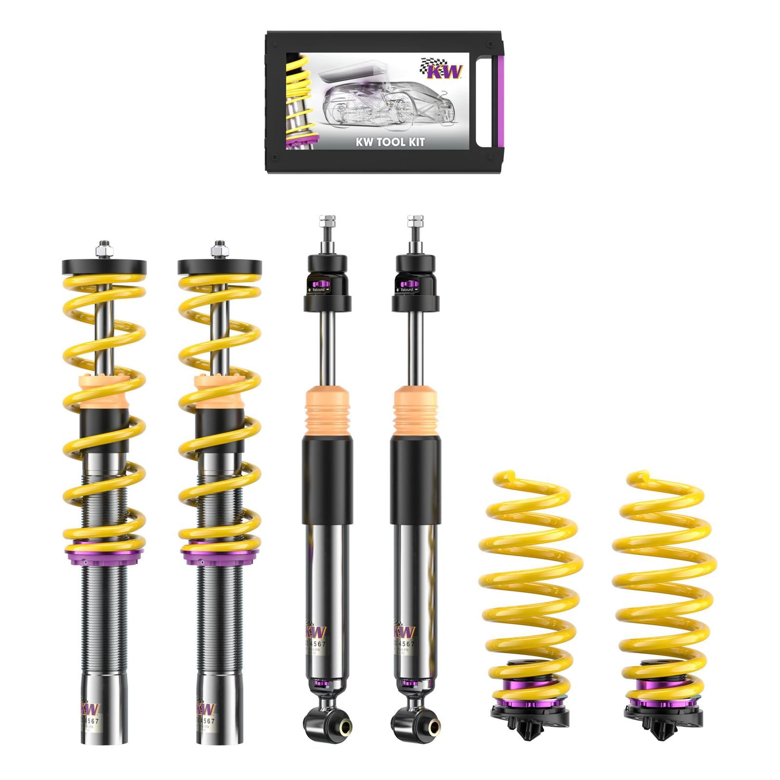 KW Coilover suspension V3 inox PORSCHE CAYENNE (9YA) 05/2017-