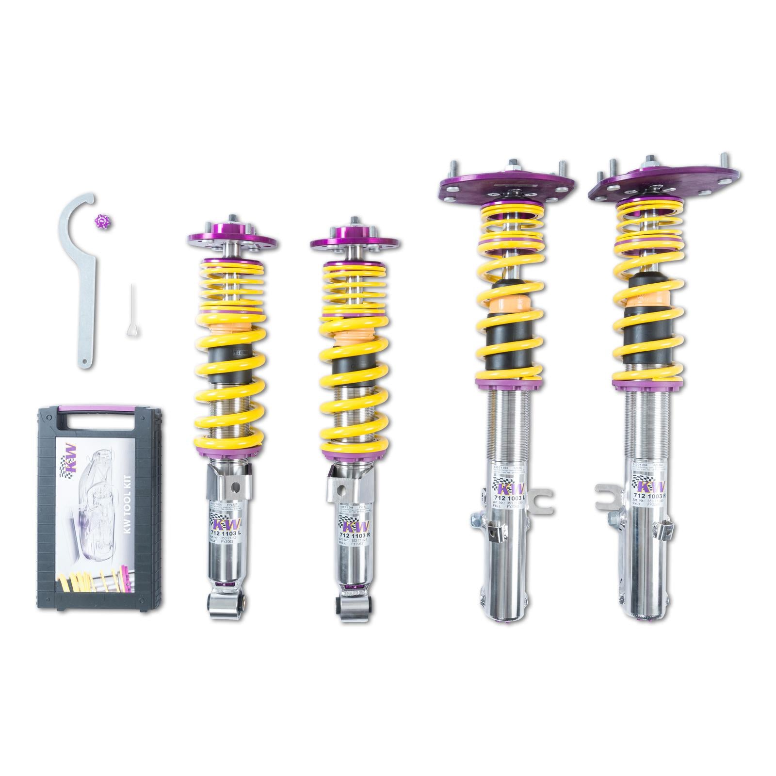 KW Coilover suspension V3 Clubsport incl. top mounts PORSCHE 911 (993) 10/1993-09/1997