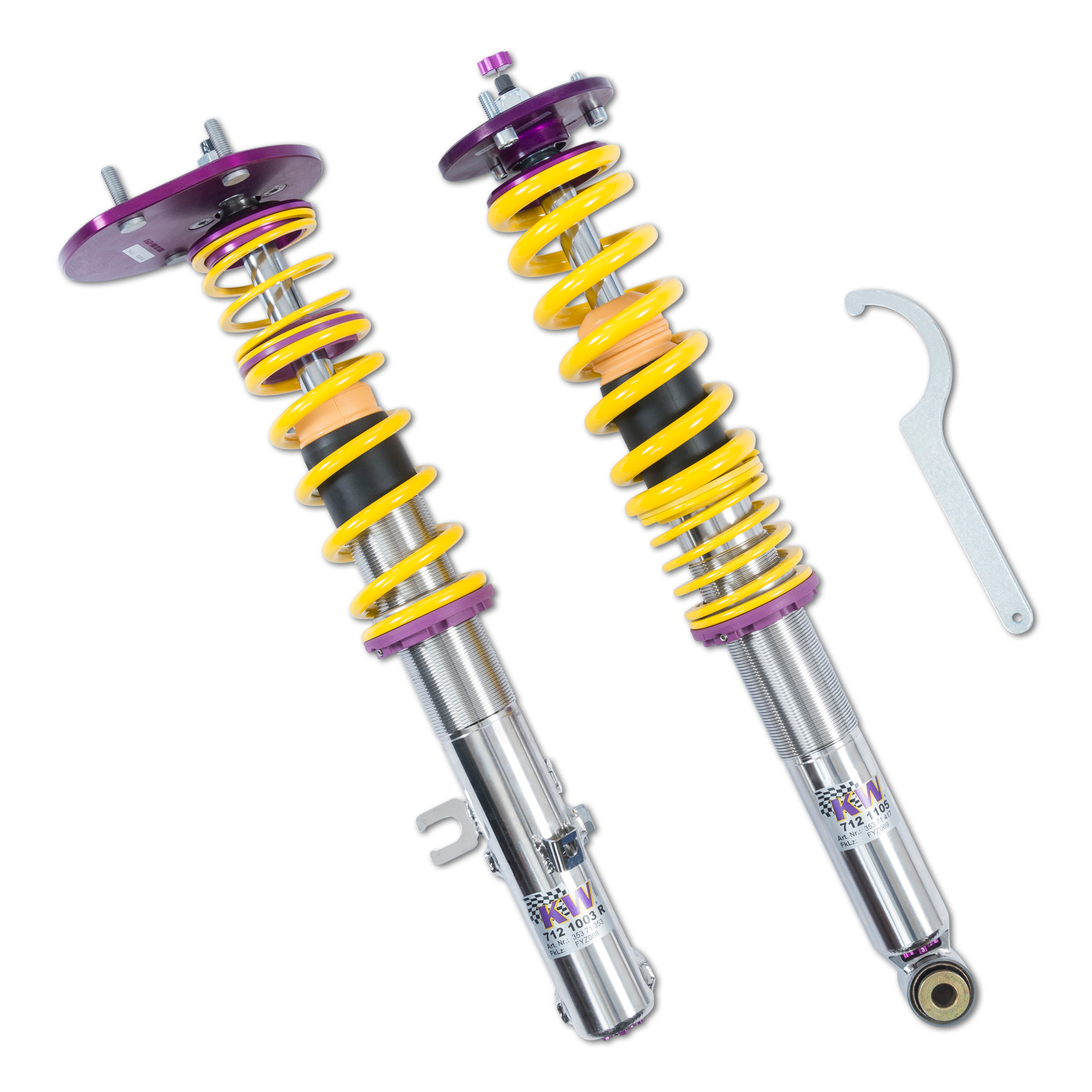 KW Coilover suspension V3 Clubsport incl. top mounts PORSCHE 911 (964) 12/1988-09/1993 (35271818)