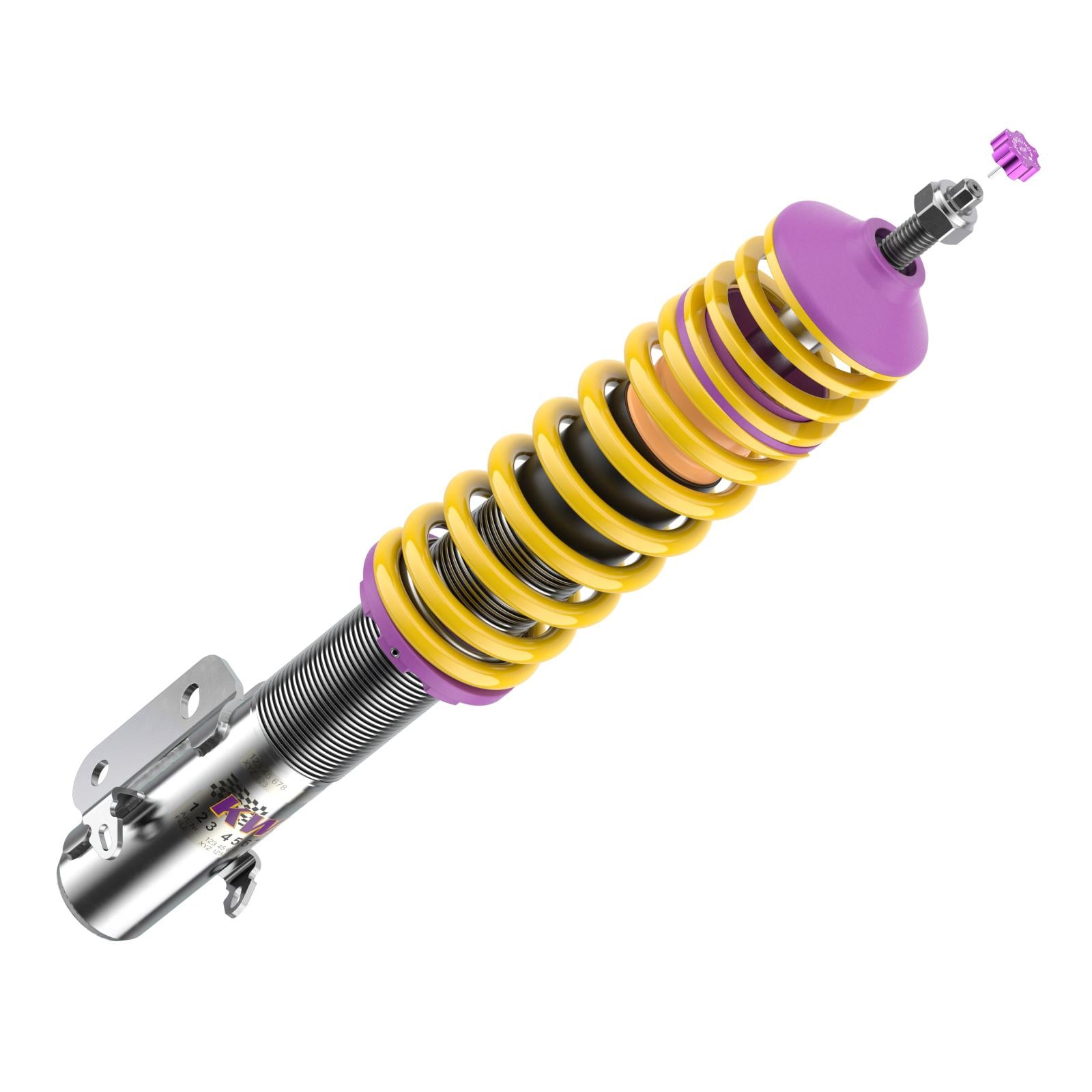 KW Coilover suspension V3 inox VW GOLF Mk III Cabriolet (1E7) 06/1998-12/2002 (35280004)