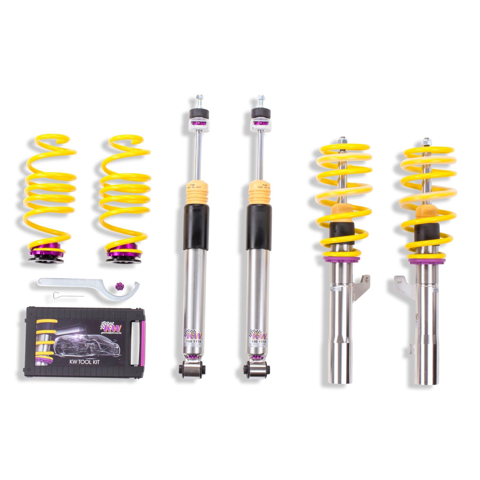 KW Coilover suspension V3 inox SEAT LEON (5F1) 09/2012- (3528000N)