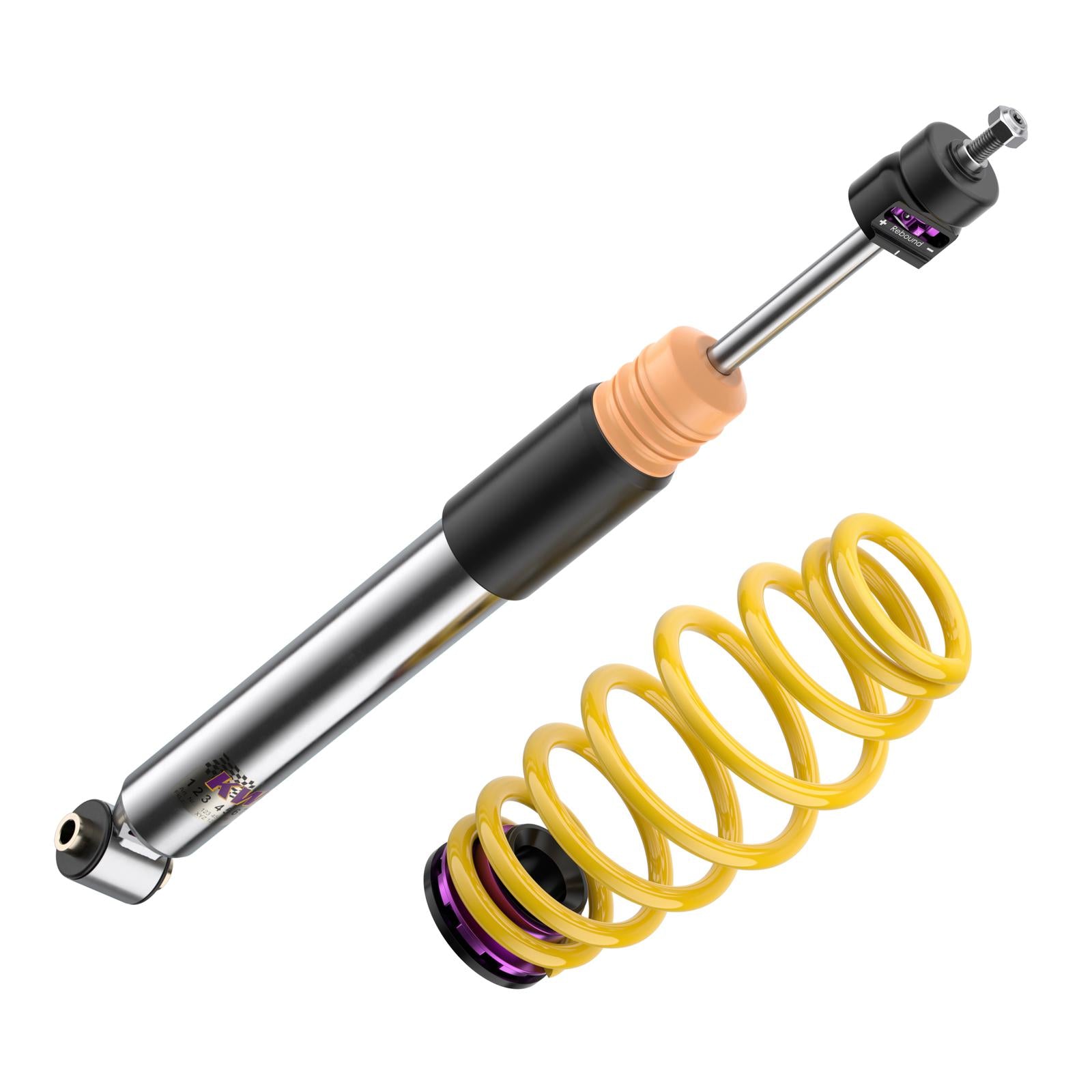 KW Coilover suspension V3 inox AUDI A3 Convertible (8V7, 8VE) 10/2013- (3528000U)