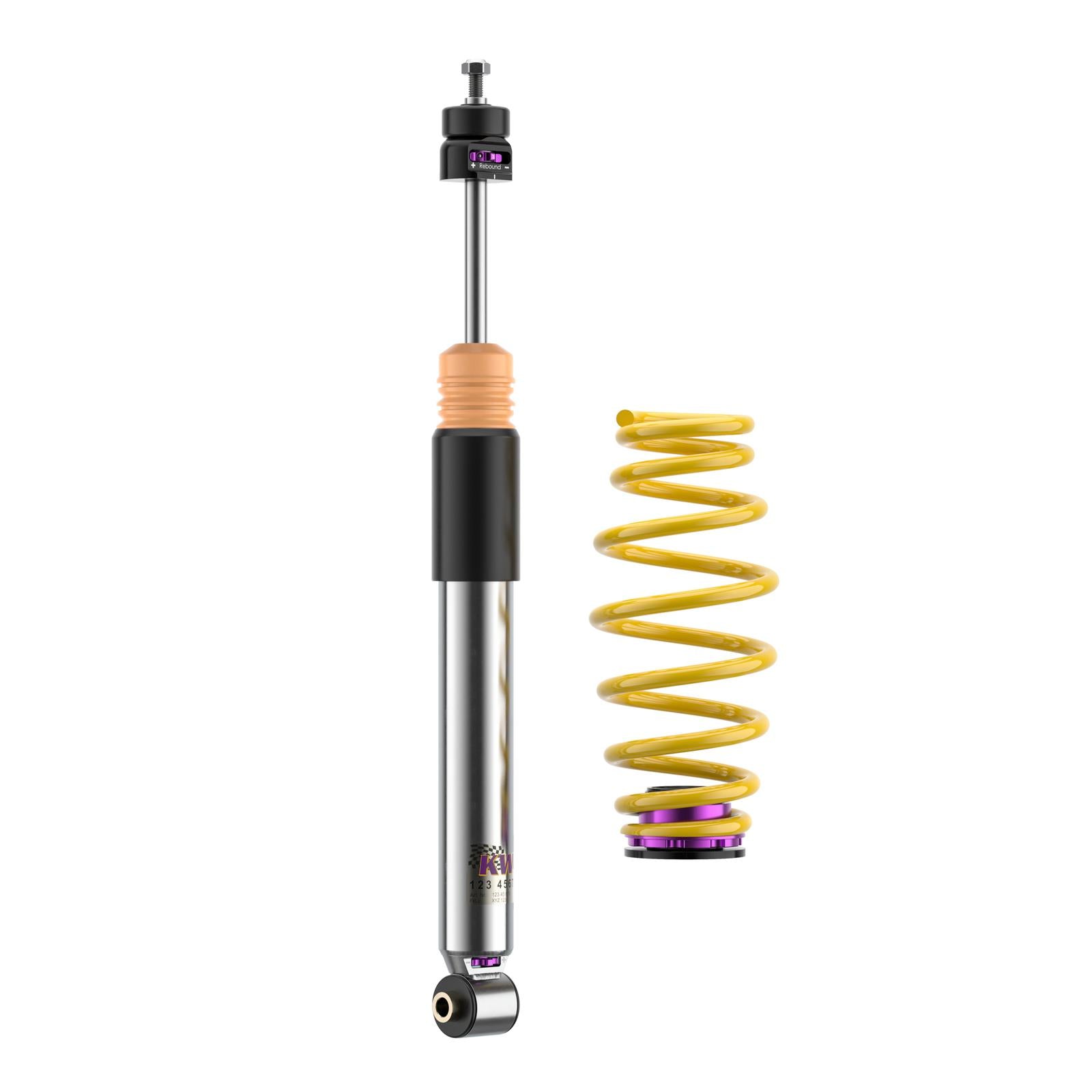 KW Coilover suspension V3 inox AUDI A3 Convertible (8V7, 8VE) 10/2013- (3528000U)