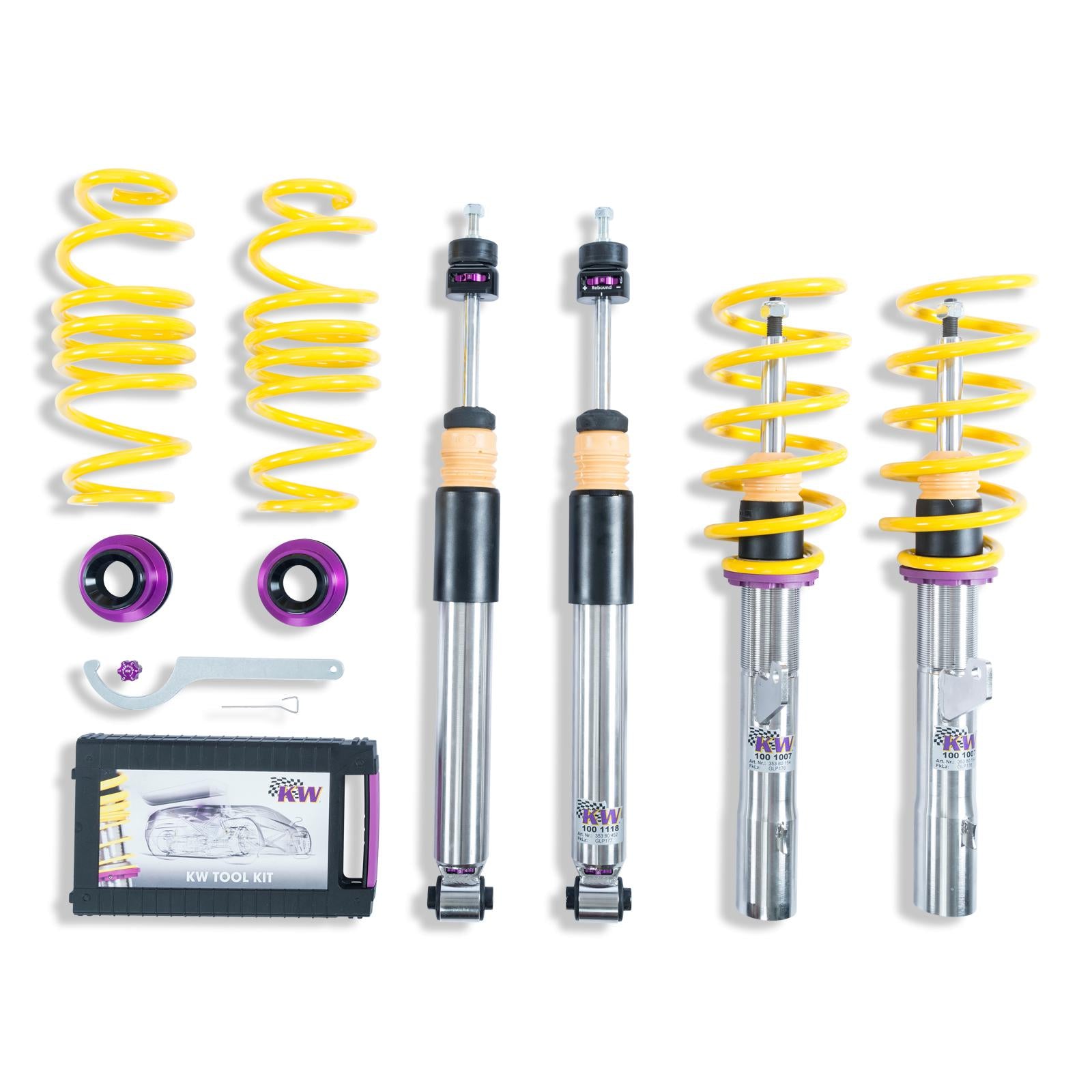 KW Coilover suspension V3 inox VW PASSAT (3G2, CB2) 08/2014- (352800AF)