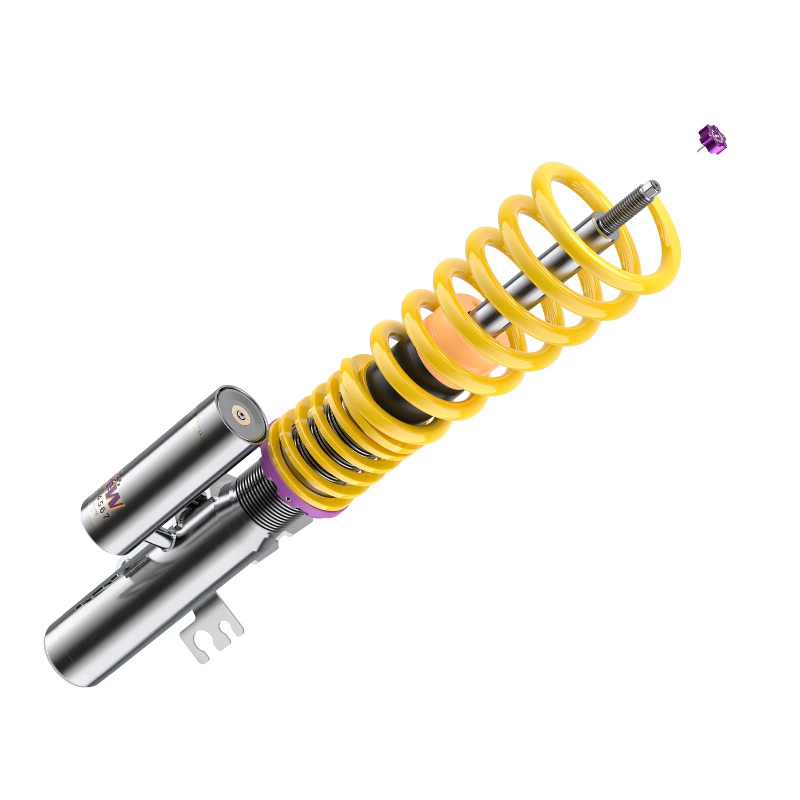 KW Coilover suspension V3 inox (incl. deactivation for electronic dampers) VW TRANSPORTER / CARAVELLE Mk VI Bus (SGB, SGG, SGJ, SGC, SHB, 04/2015-