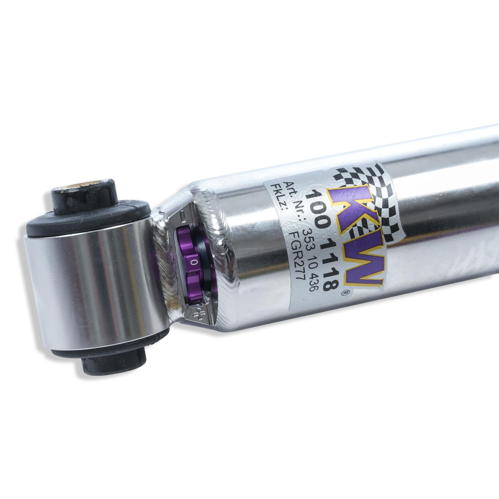 KW Coilover suspension V3 inox (incl. deactivation for electronic dampers) VW GOLF VII (5G1, BQ1, BE1, BE2) 08/2012- (352800AZ)